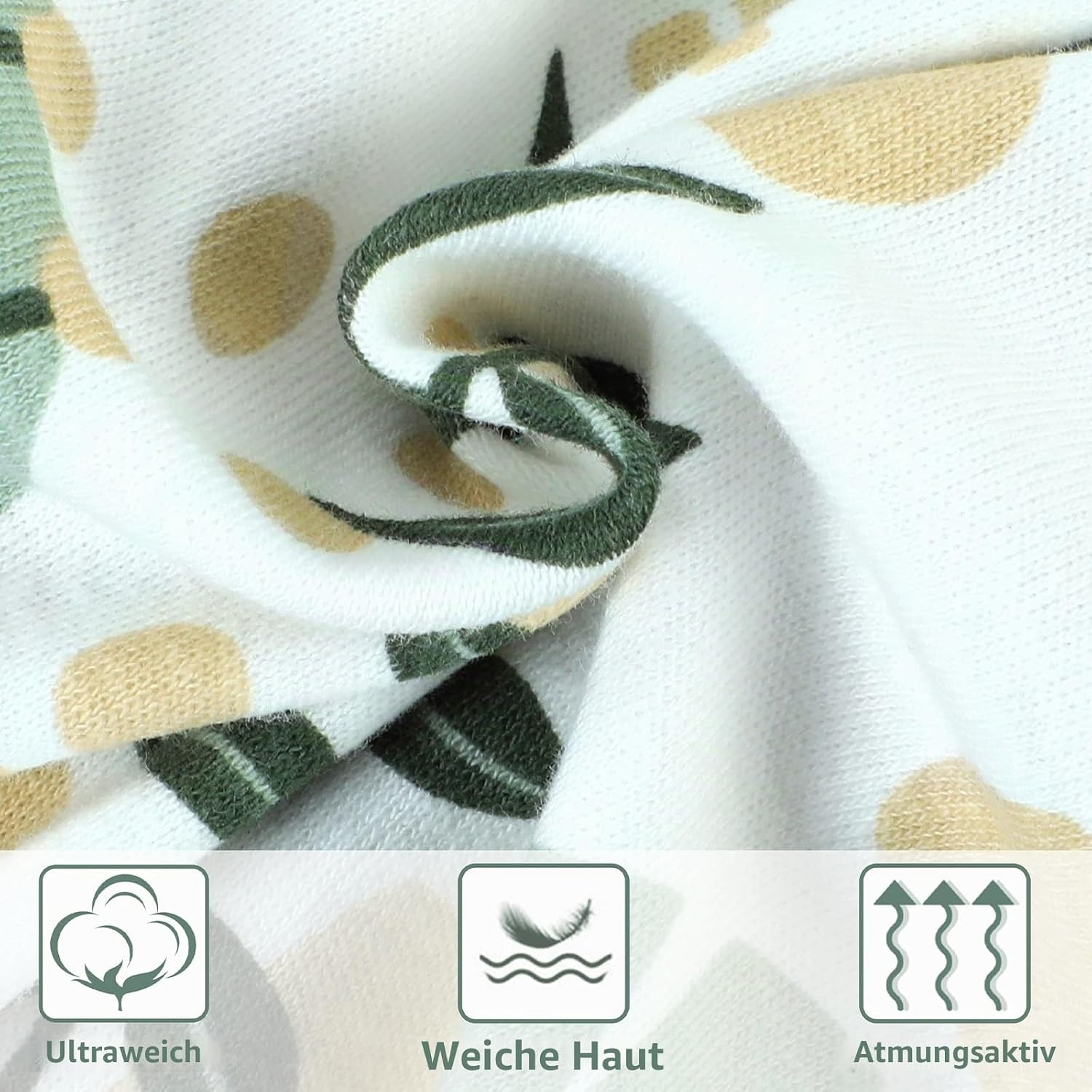 Thumbnail 6 de Yoofoss Schlafsack Baby Sommer 0.5 Tog im 2er Pack – 84 cm, 12–18 Monate, 100% Bio-Baumwolle