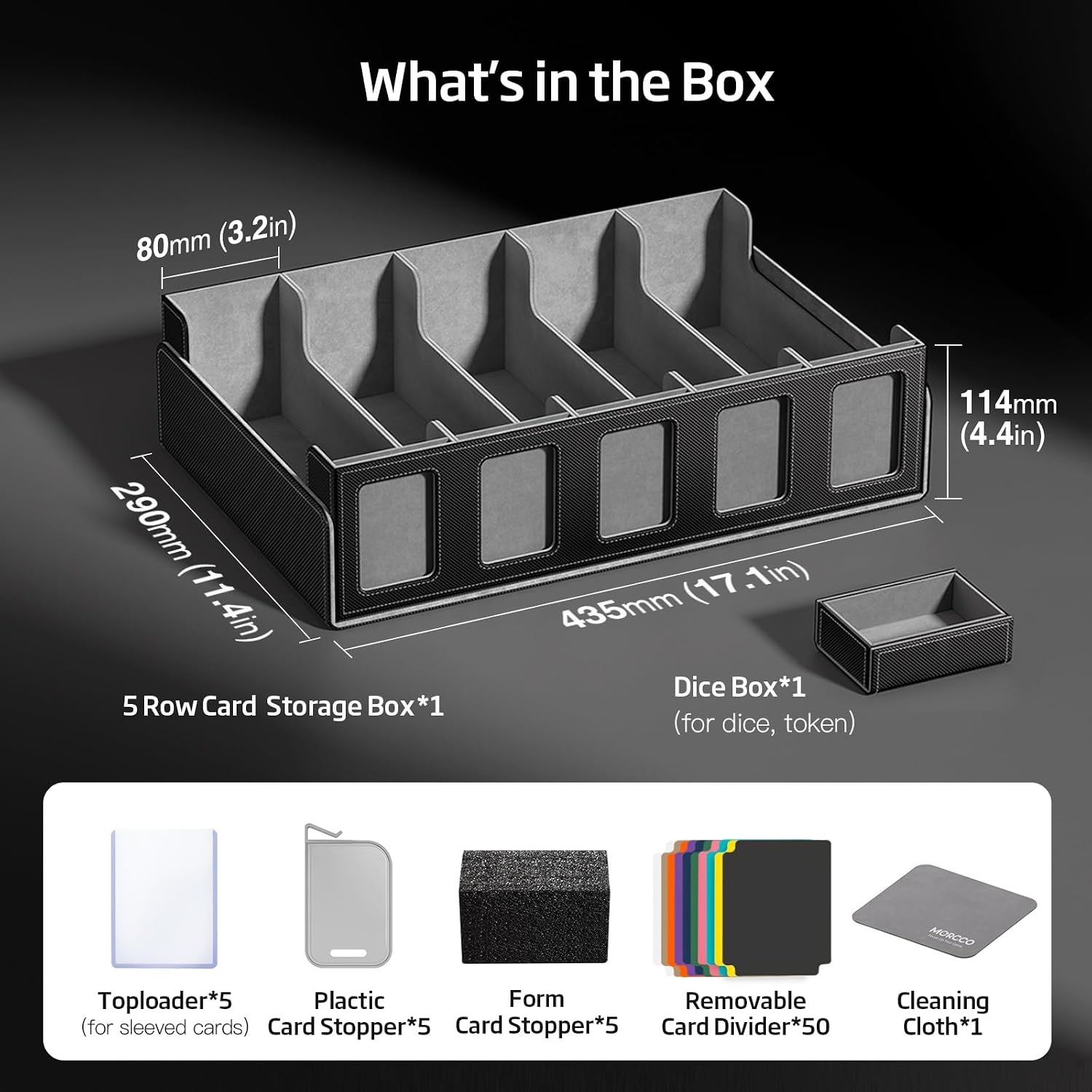 Thumbnail 6 de MORCCO Trading Card Storage Box 3900+ cards