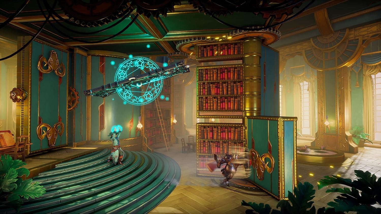Detalle de THQ Nordic Trine 5: A Clockwork Conspiracy für PlayStation 5 (2,5D-Adventure)