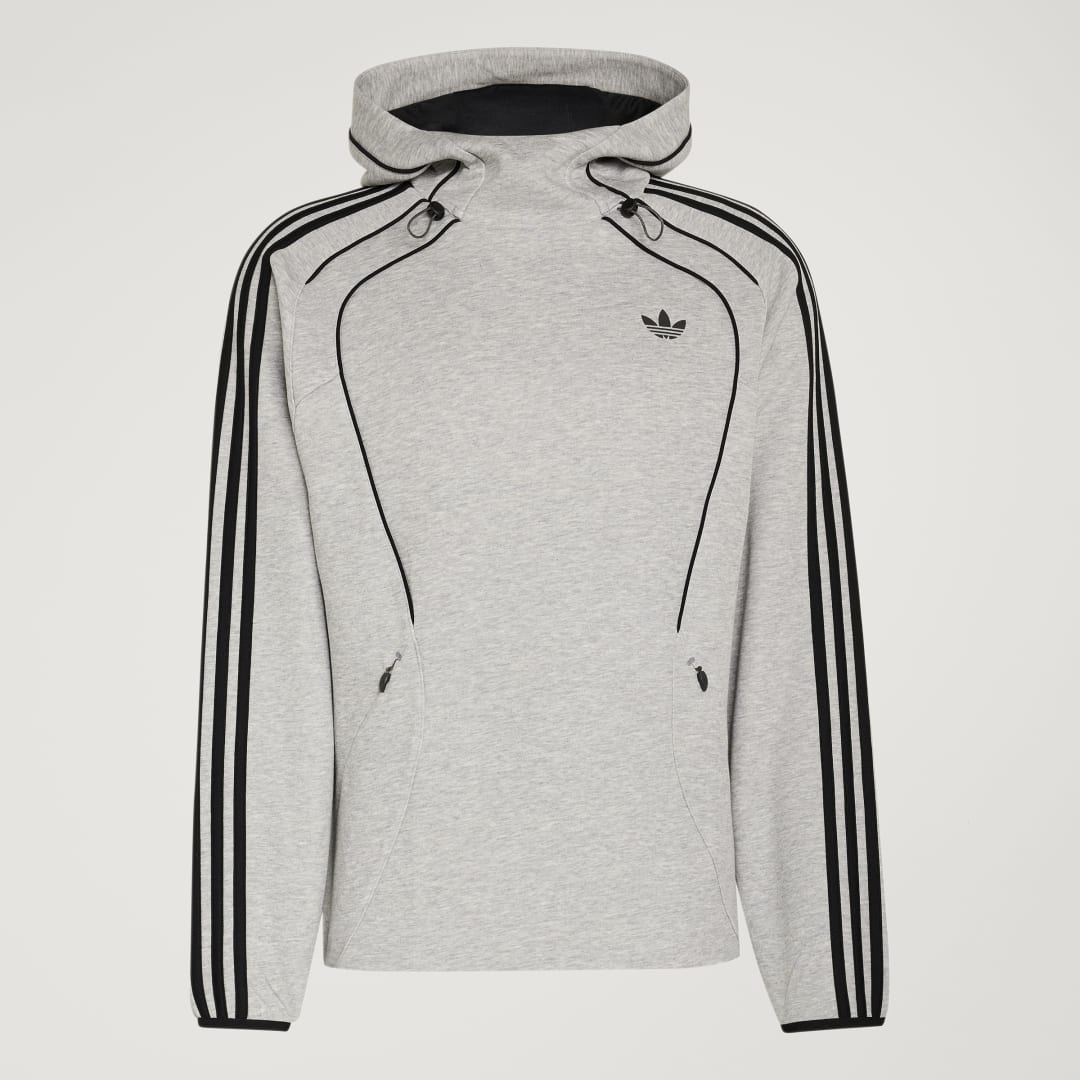 Detalle 2 de Adidas Sudadera con Capucha Spacer Teamgeist 26 Cutline Gris