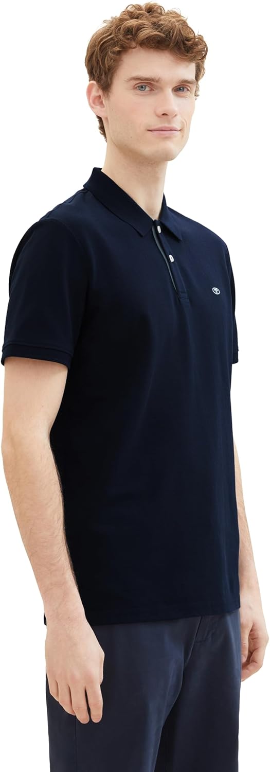 Thumbnail 3 de Tom Tailor Herren Piqué Poloshirt aus Baumwolle – Regular Fit, Kurzarm