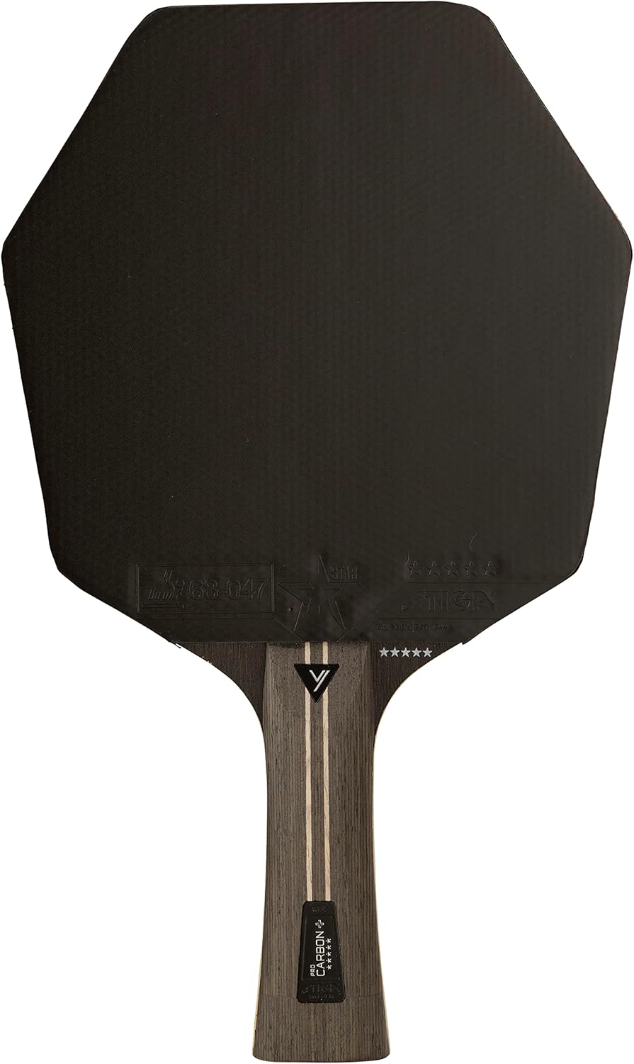 Thumbnail 6 de STIGA Cybershape Pro Carbon+ racchetta da tennis tavolo a stile offensivo (ITTF) con forma esagonale