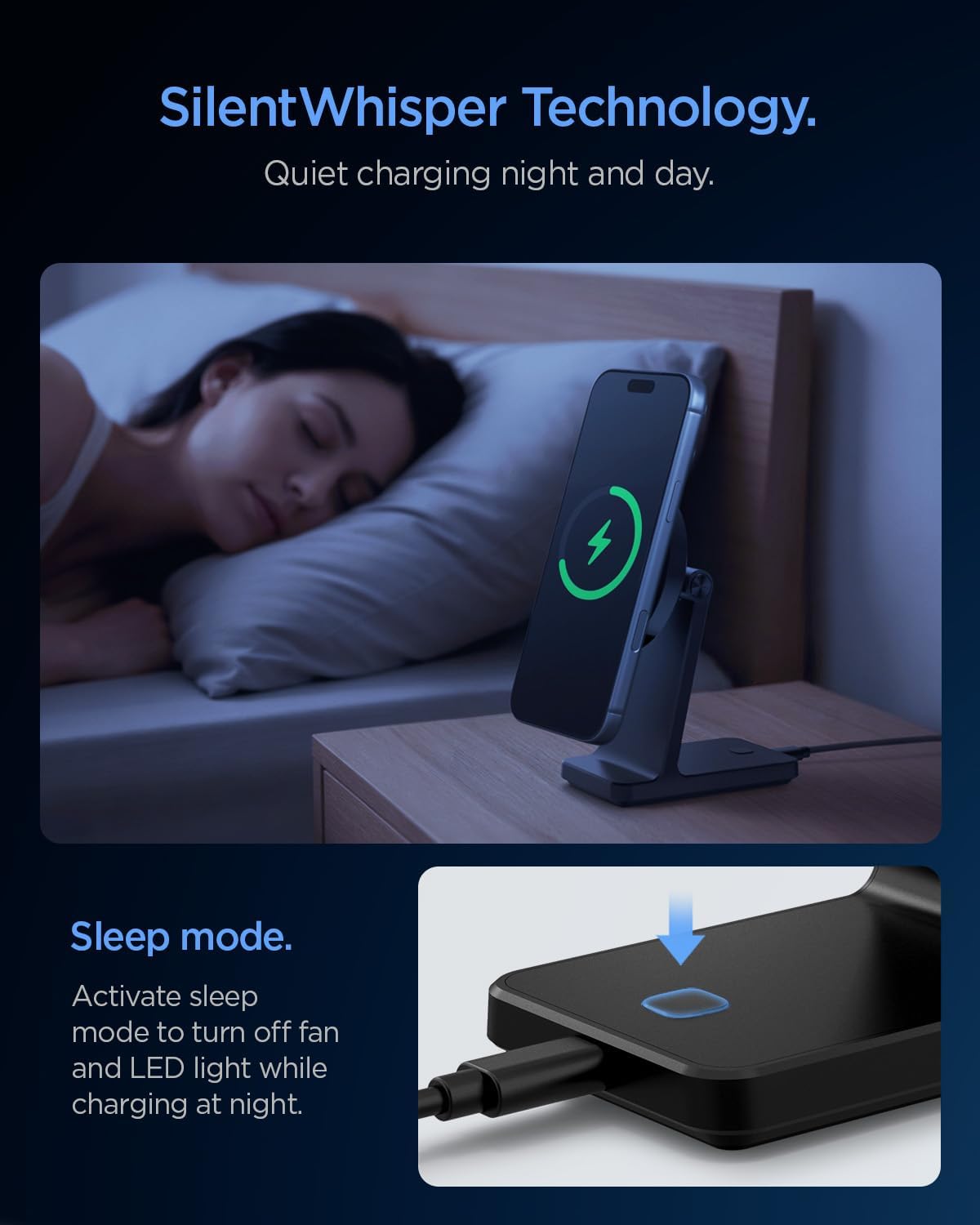 Thumbnail 4 de Spigen OneTap Pro3 Chargeur induction Qi2 15W compatible iPhone et Pixel