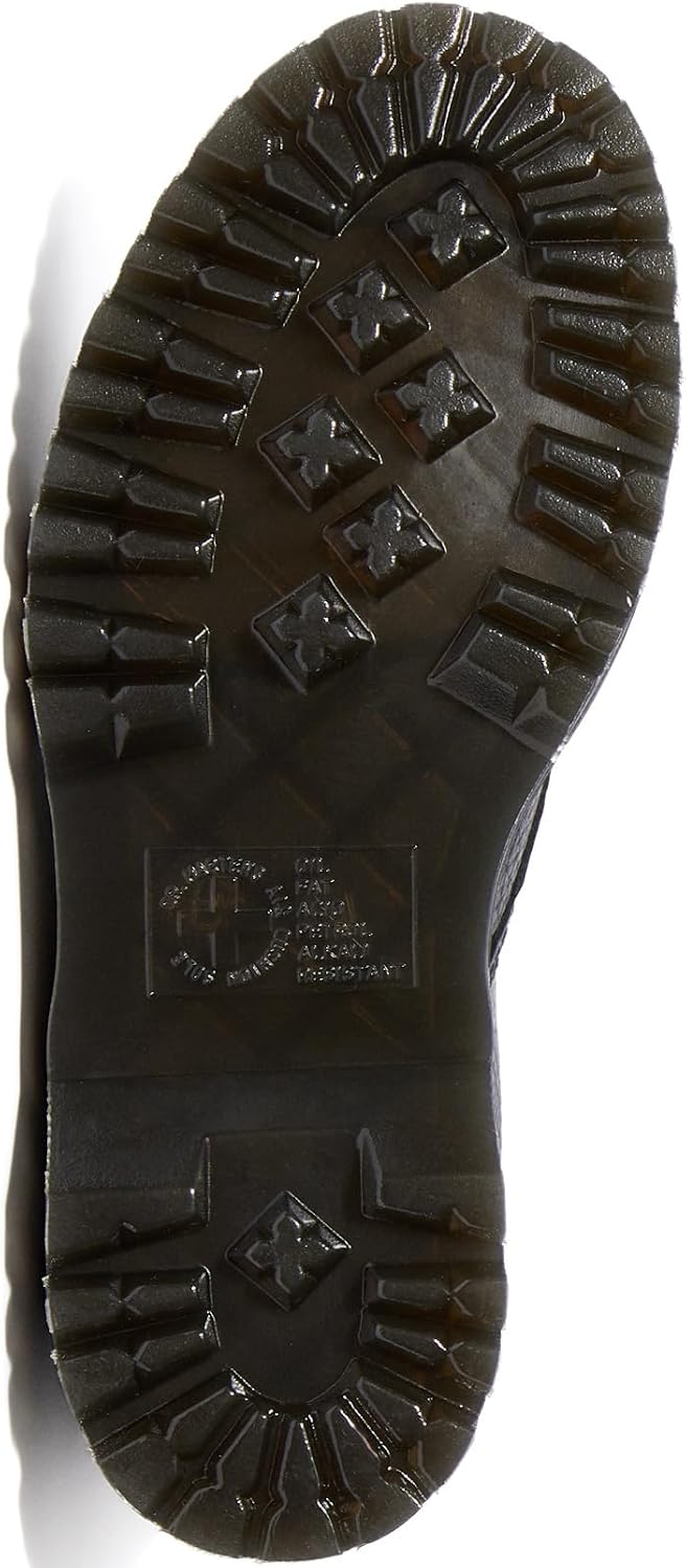Detalle 2 de Dr. Martens con due cinturini regolabili e platform da 5,08 cm in pelle Milled Nappa