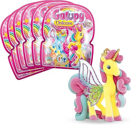Detalle de CRAZE GALUPY: Paquete de 6 Figuras de Unicornio para Niñas 🦄