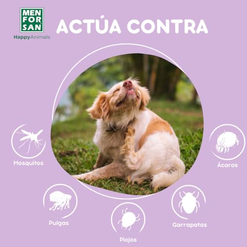 Thumbnail 4 de MENFORSAN Pipetas Anti-Insectos para Perros con Margosa, Geraniol y Lavandino (2 unidades, 1,5 ml cada una)