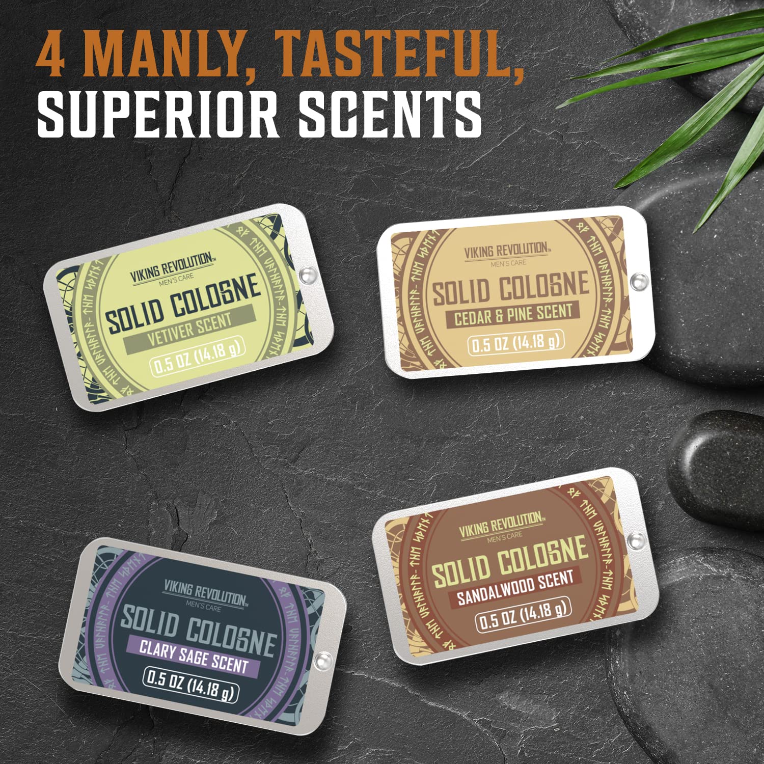 Thumbnail 4 de Viking Revolution 4 Pack Solid Colognes 0.5 Oz