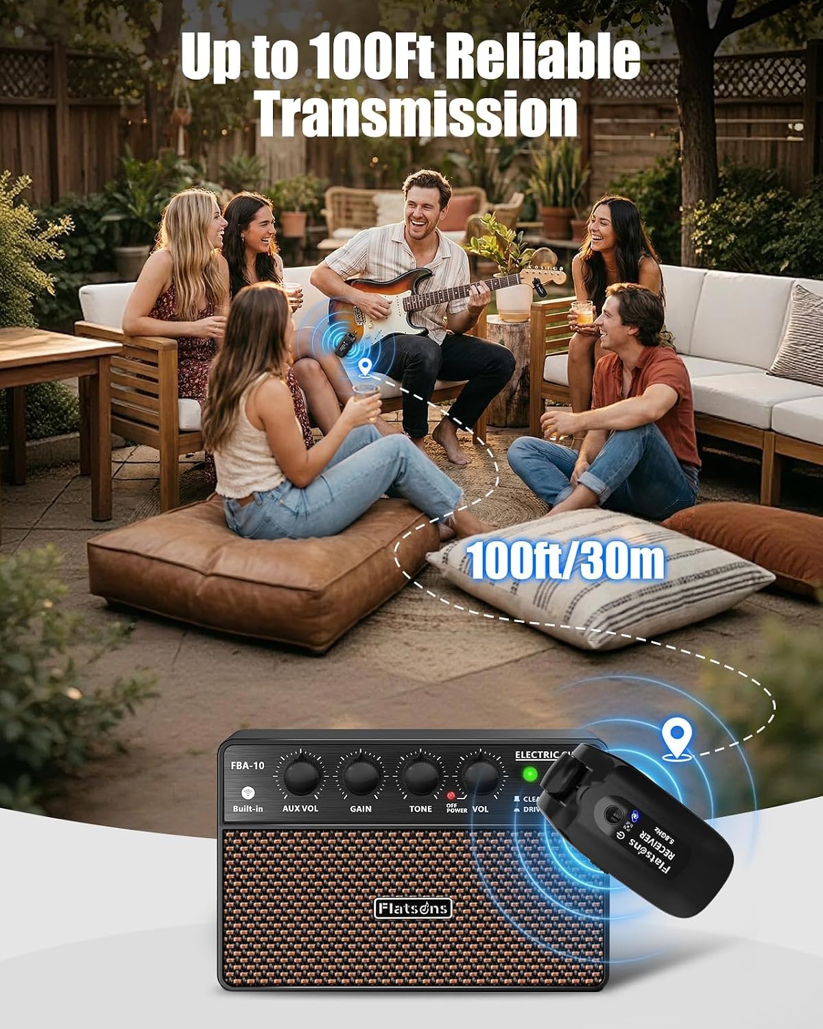 Thumbnail 5 de Flatsons Wireless Guitar System TR-U2