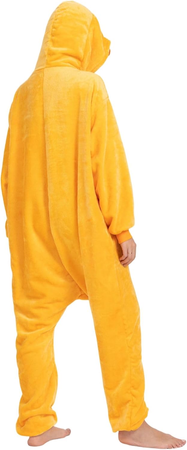 Detalle 2 de Hundredmore Animal Onesie Pajamas, Plush One-Piece with Hood and Pockets