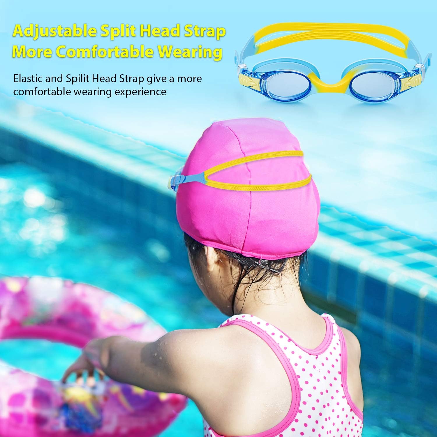 Thumbnail 4 de Portzon Kids Swim Goggles with Silicone Seals