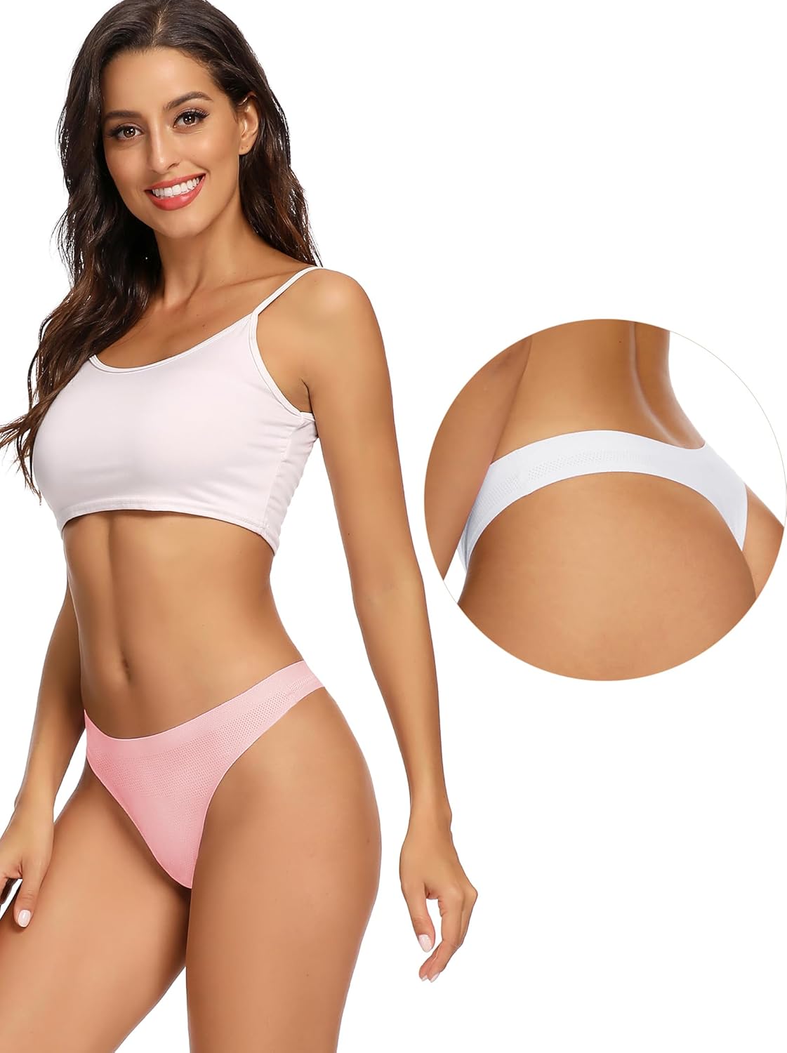 Thumbnail 6 de VOENXE Seamless Women Thong 5-Pack