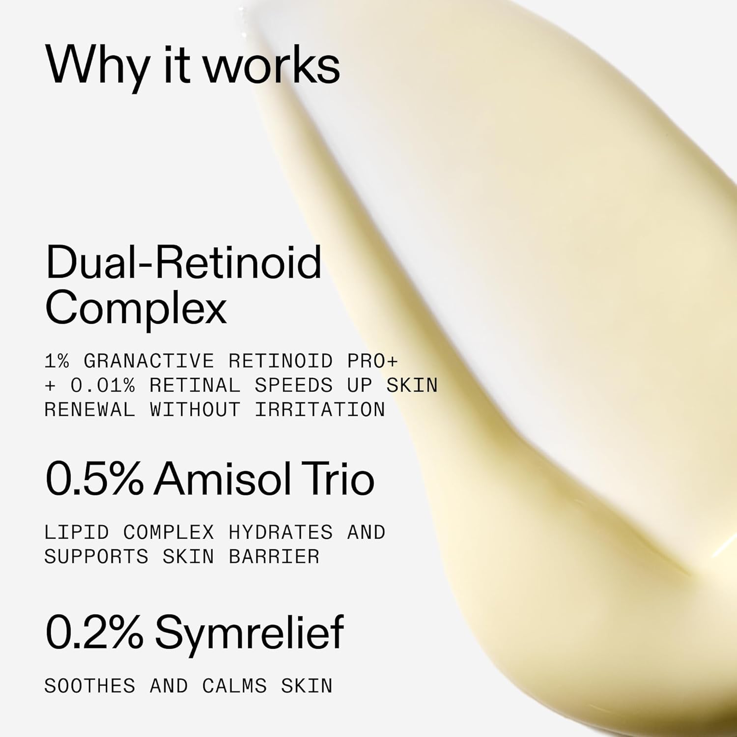 Thumbnail 4 de The INKEY List Starter Dual Retinol Serum (30 ml) mit 0,5% Amisol Trio & 0,2% Symrelief – für sensible Haut