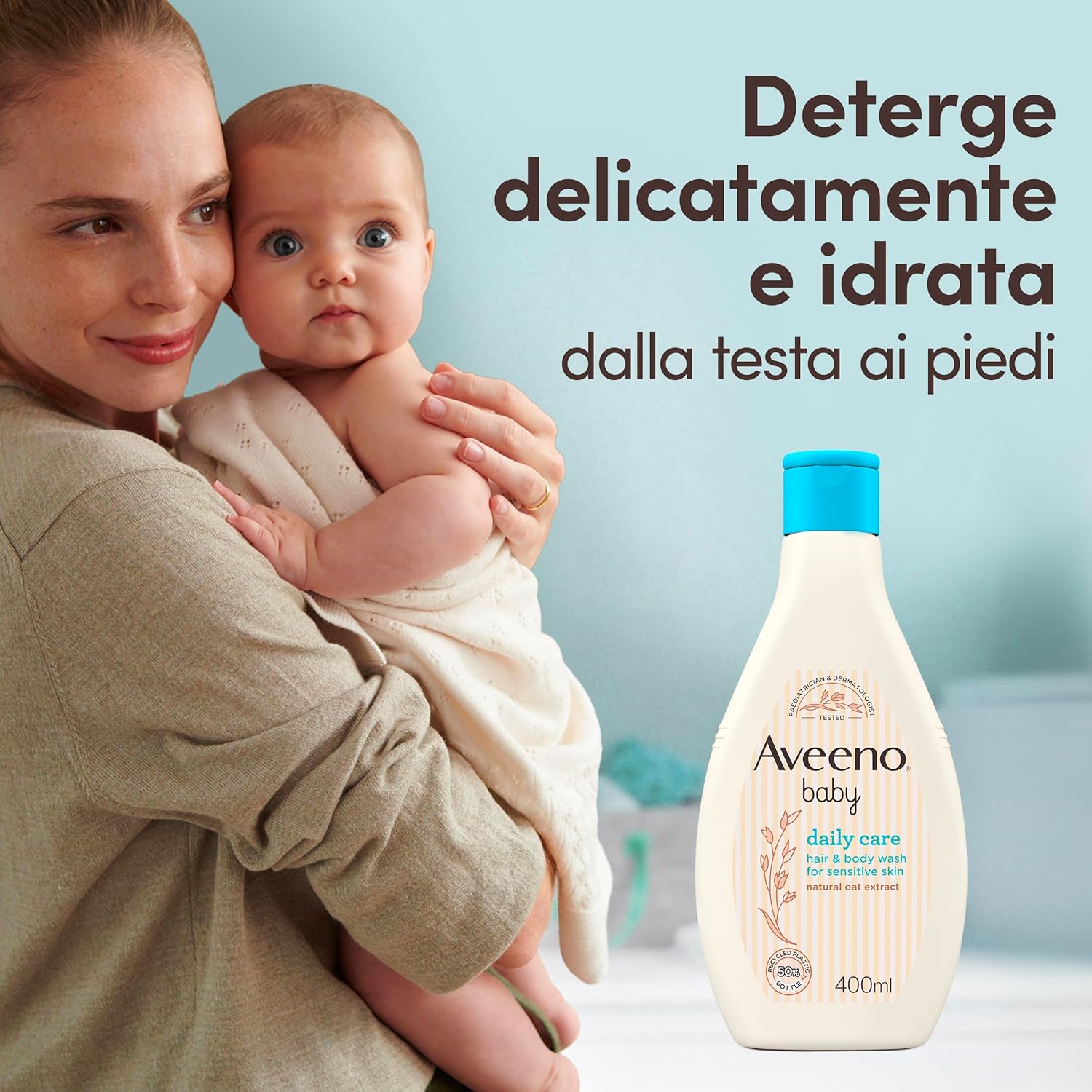Thumbnail 2 de Aveeno Baby Daily Care Set Neonato: pasta cambio pannolino all’ossido di zinco e bagnoschiuma delicato con avena (set esclusiva Amazon)
