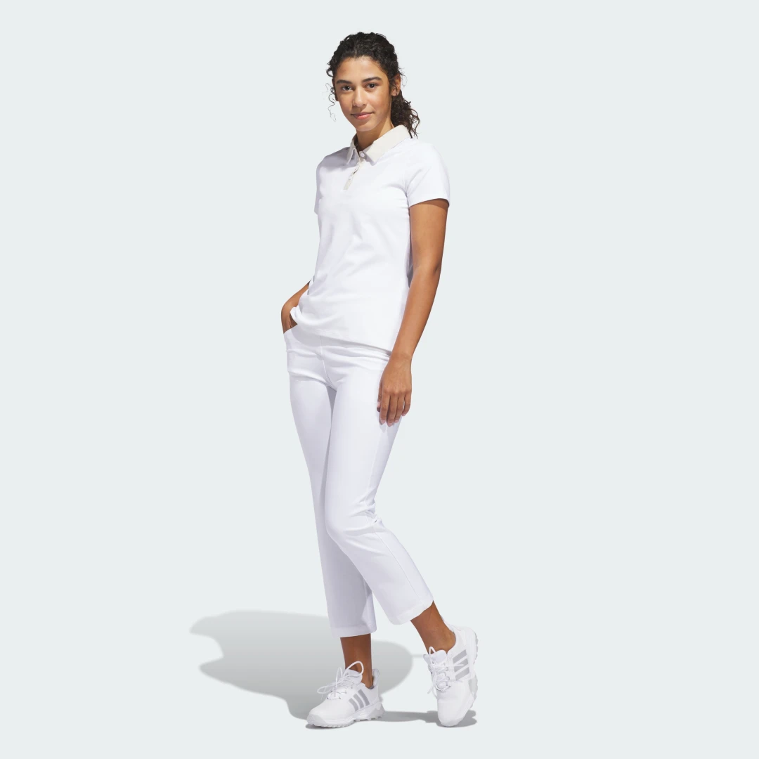 Thumbnail 2 de Polo de golf Ultimate365+ Butterspun Grid de Adidas – Beige