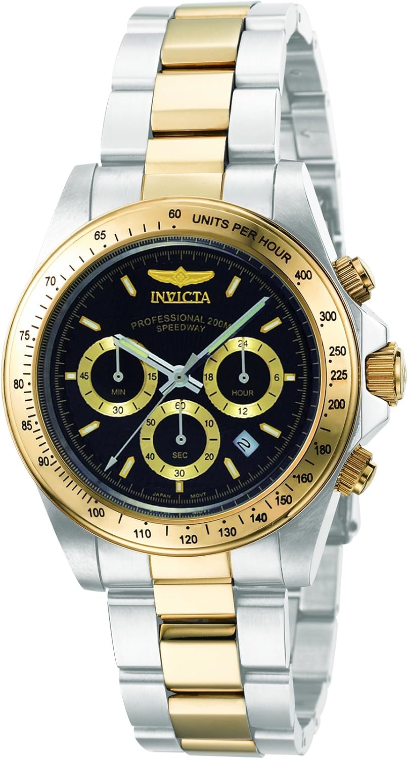 Detalle de Invicta Speedway Montre Homme 39 mm – Mouvement Quartz en Acier Inoxydable