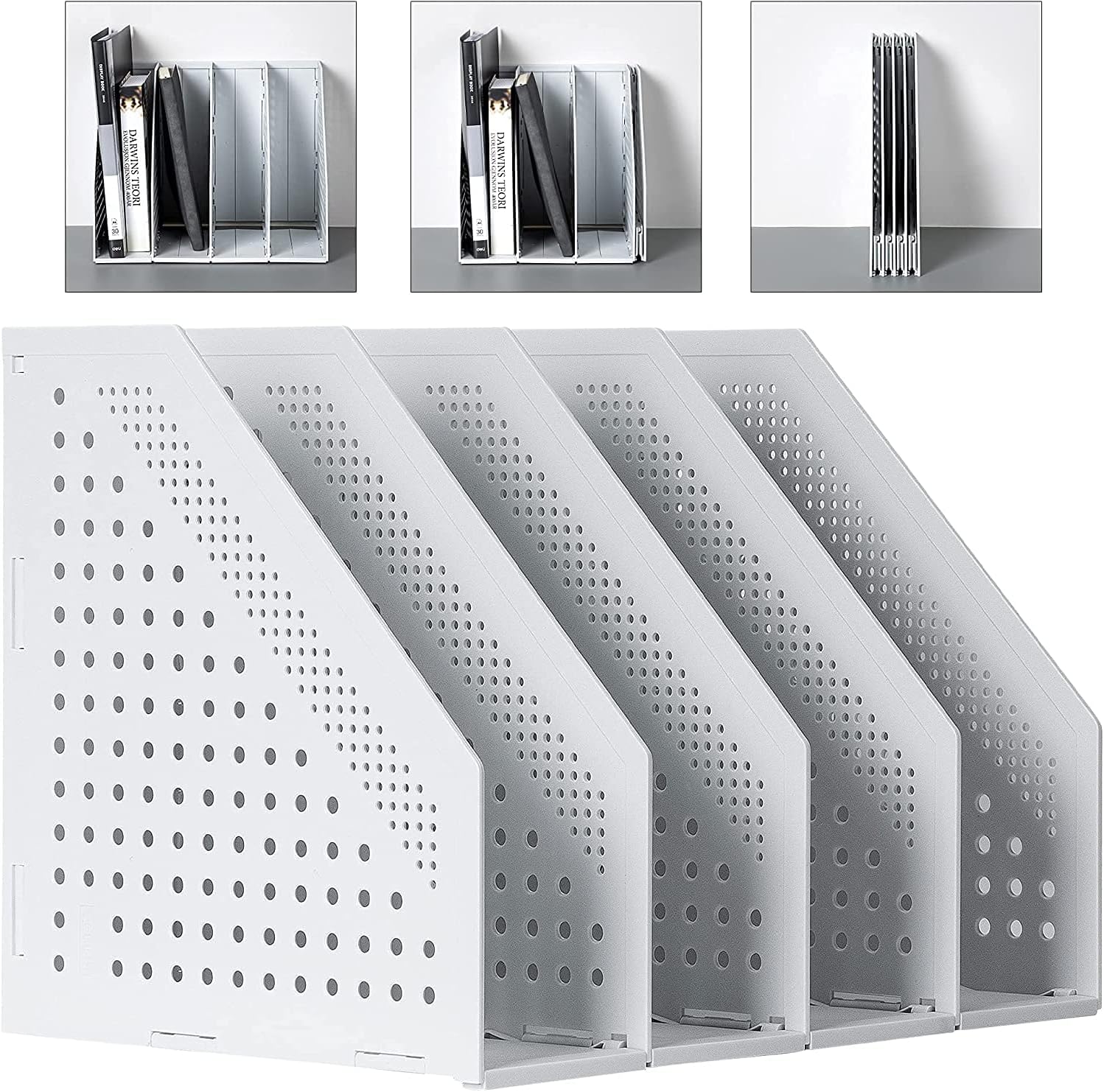 Detalle de Sivelike A4 File Holder Folding Shelf