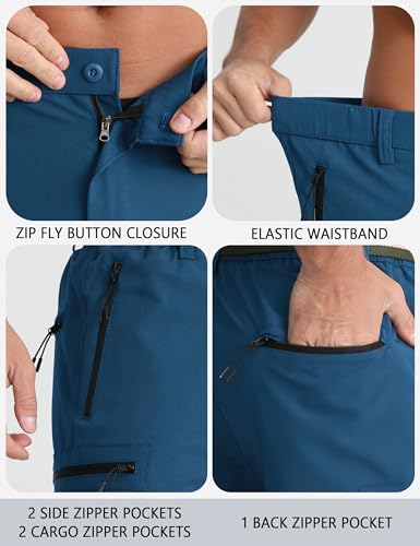 Detalle 2 de APTRO Mens Cargo Hiking Shorts: Lightweight Outdoor Casual Shorts for Men