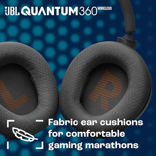 Thumbnail 1 de JBL Quantum 360: auriculares inalámbricos gaming con sonido QuantumSURROUND y micrófono desmontable