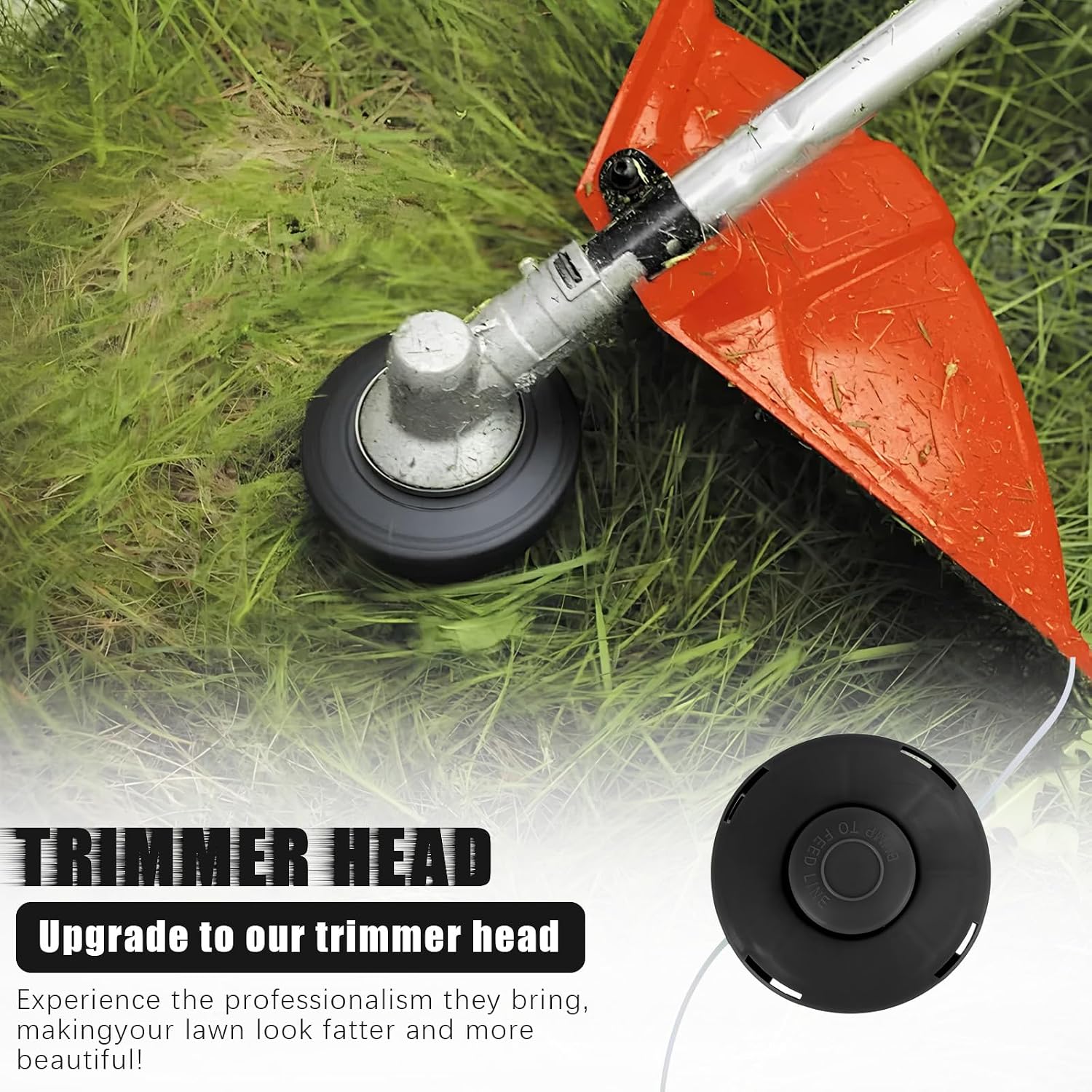 Detalle de Hundredweat trimmerkoppen met dubbele draad, M10 x 1,25, set van 2