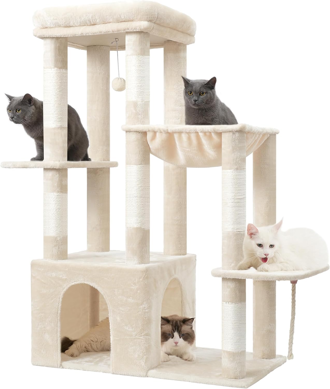 Detalle de Heybly Arbre à Chat 120cm pour chats adultes