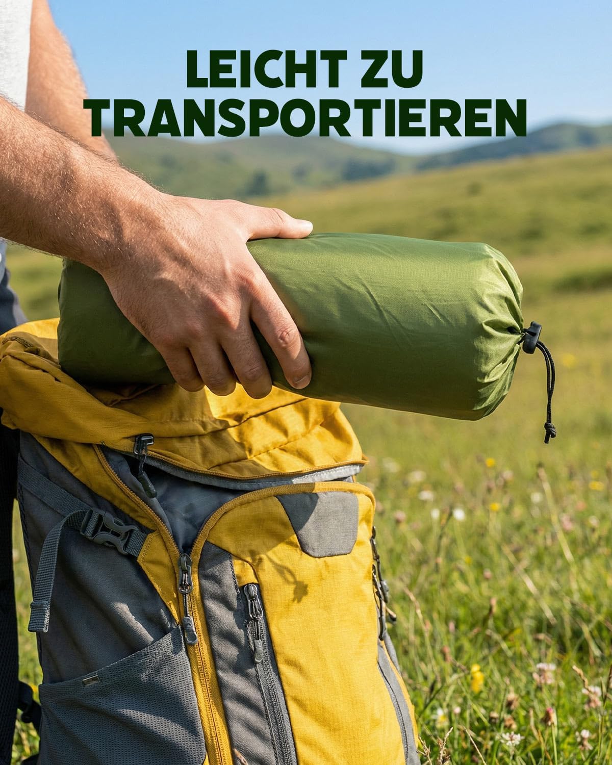 Thumbnail 5 de Rgaden Camping Doppelt – Ultraleichte, aufblasbare Isomatte mit integriertem Kissen und Fußpumpe