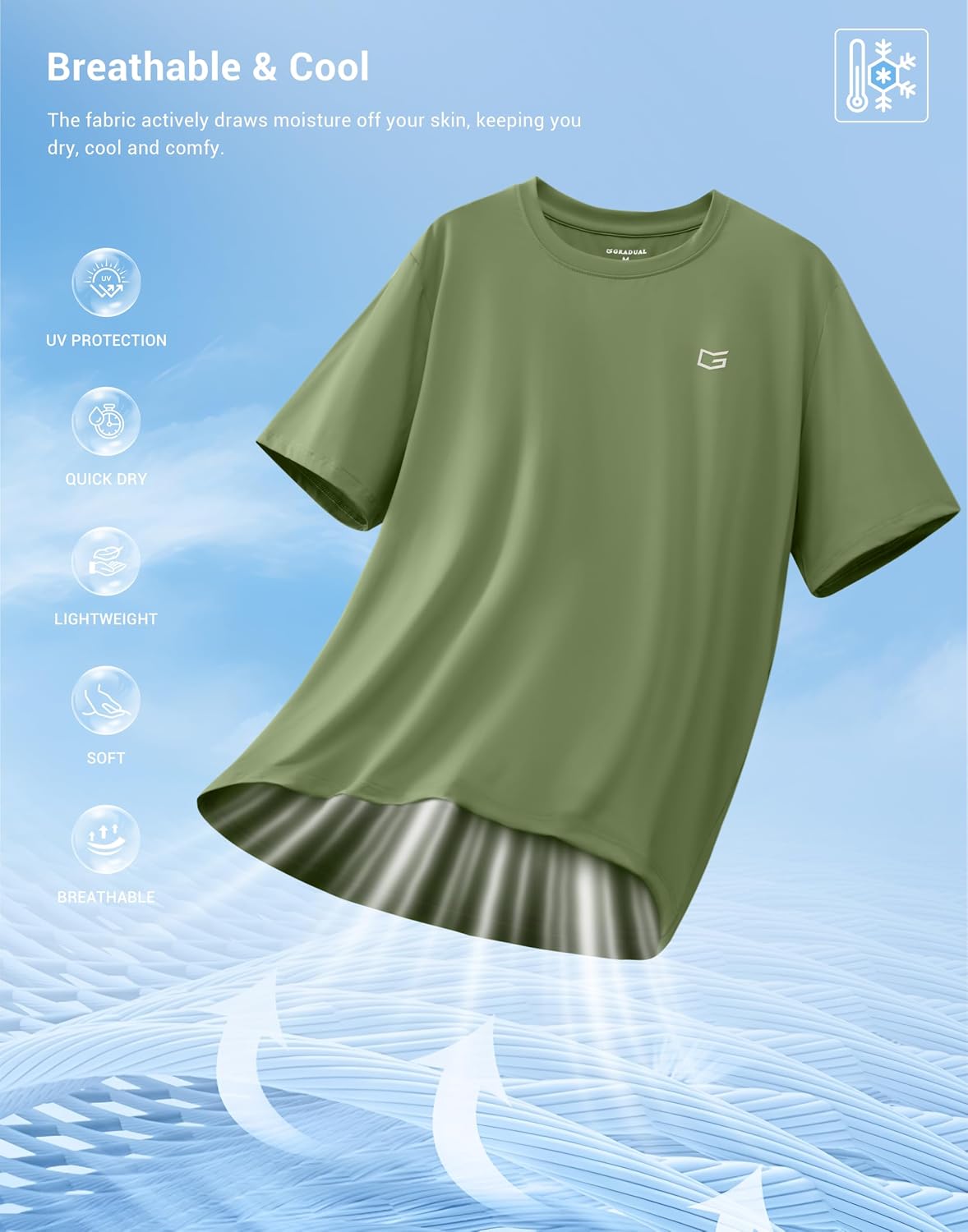 Thumbnail 2 de G Gradual Men's Swim Shirt