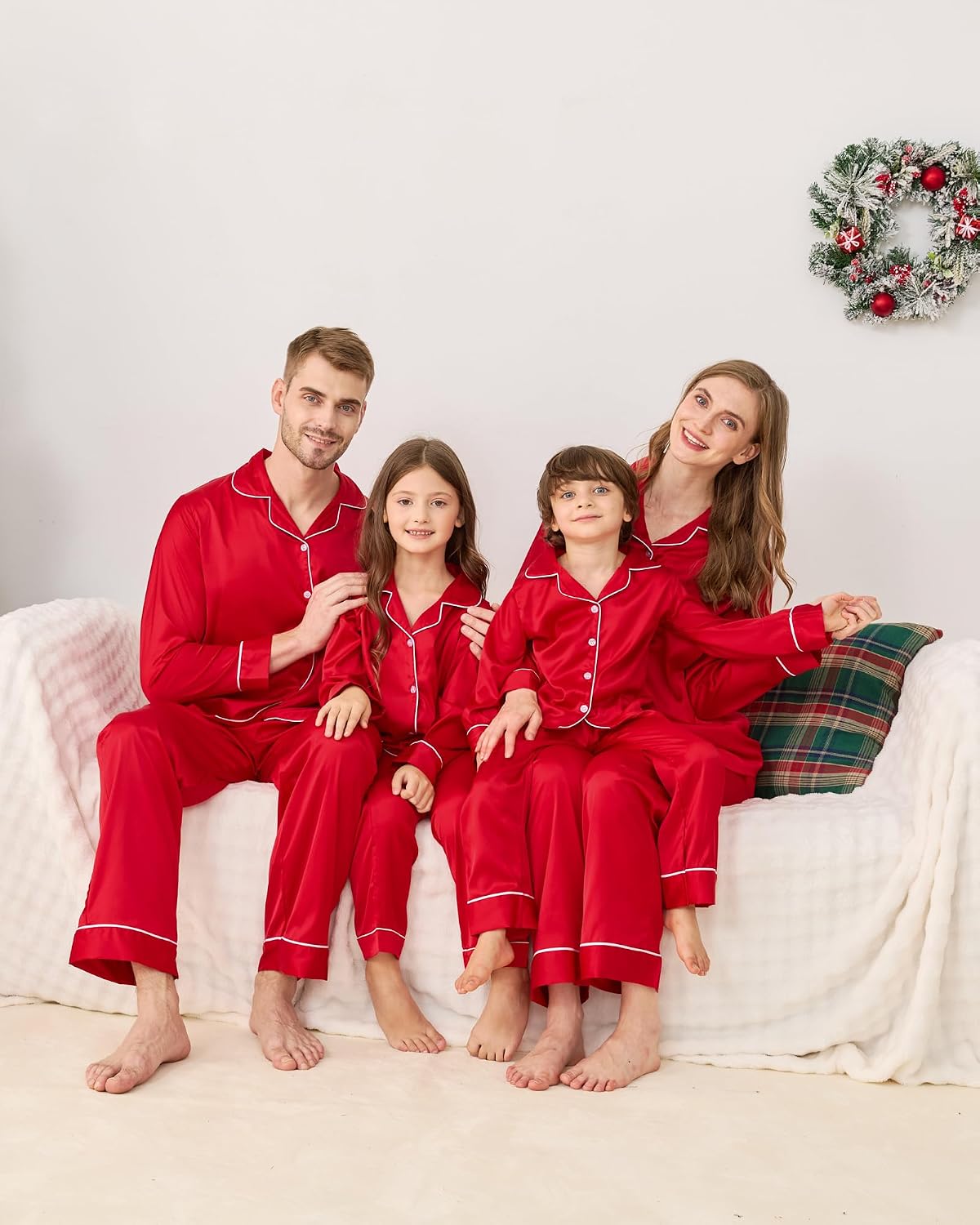 Detalle 2 de LYSTAO Christmas Pajamas in Satin