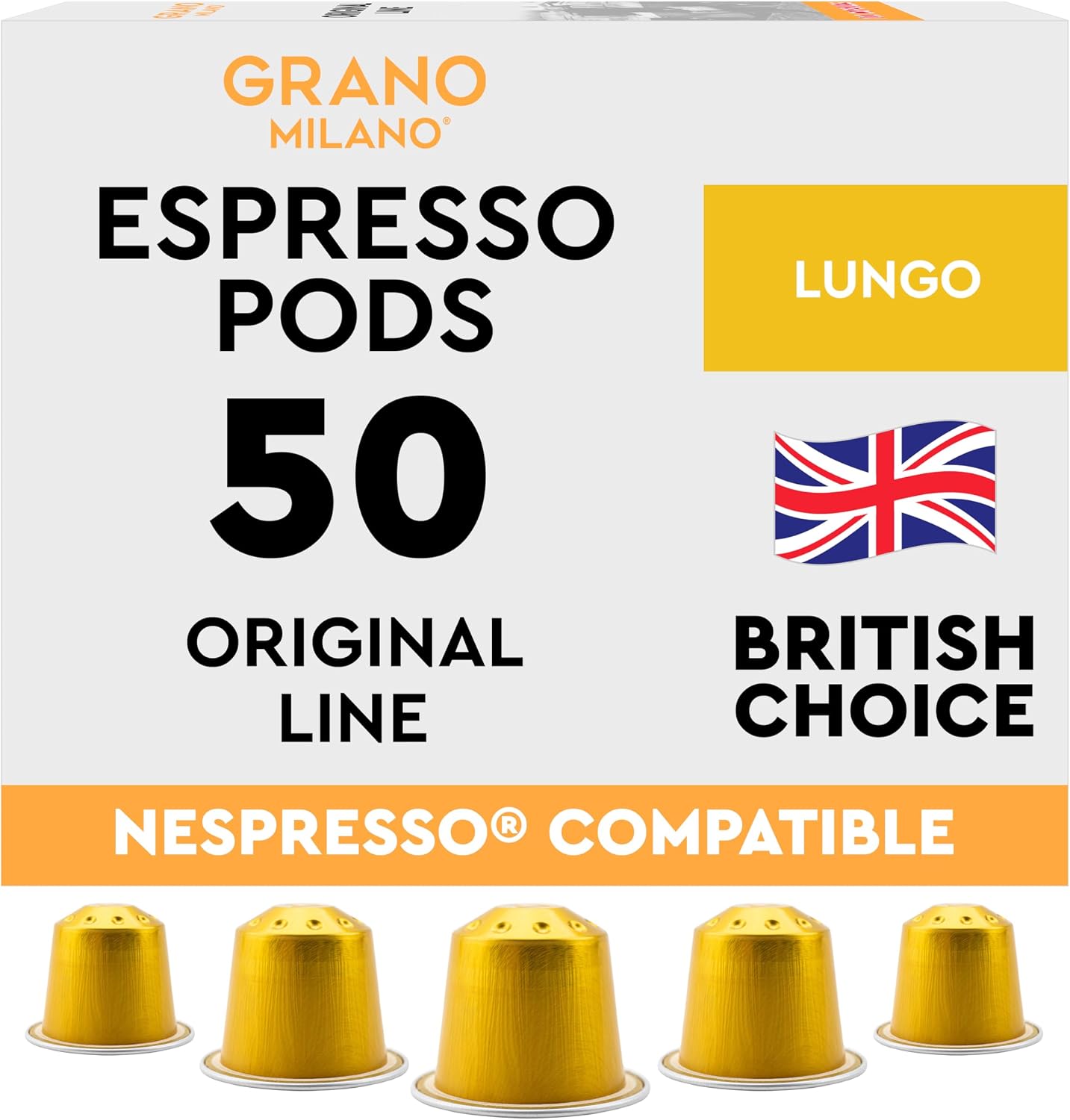 Imagen de Milano Lungo coffee capsules, 50 pods en OfertitasTOP