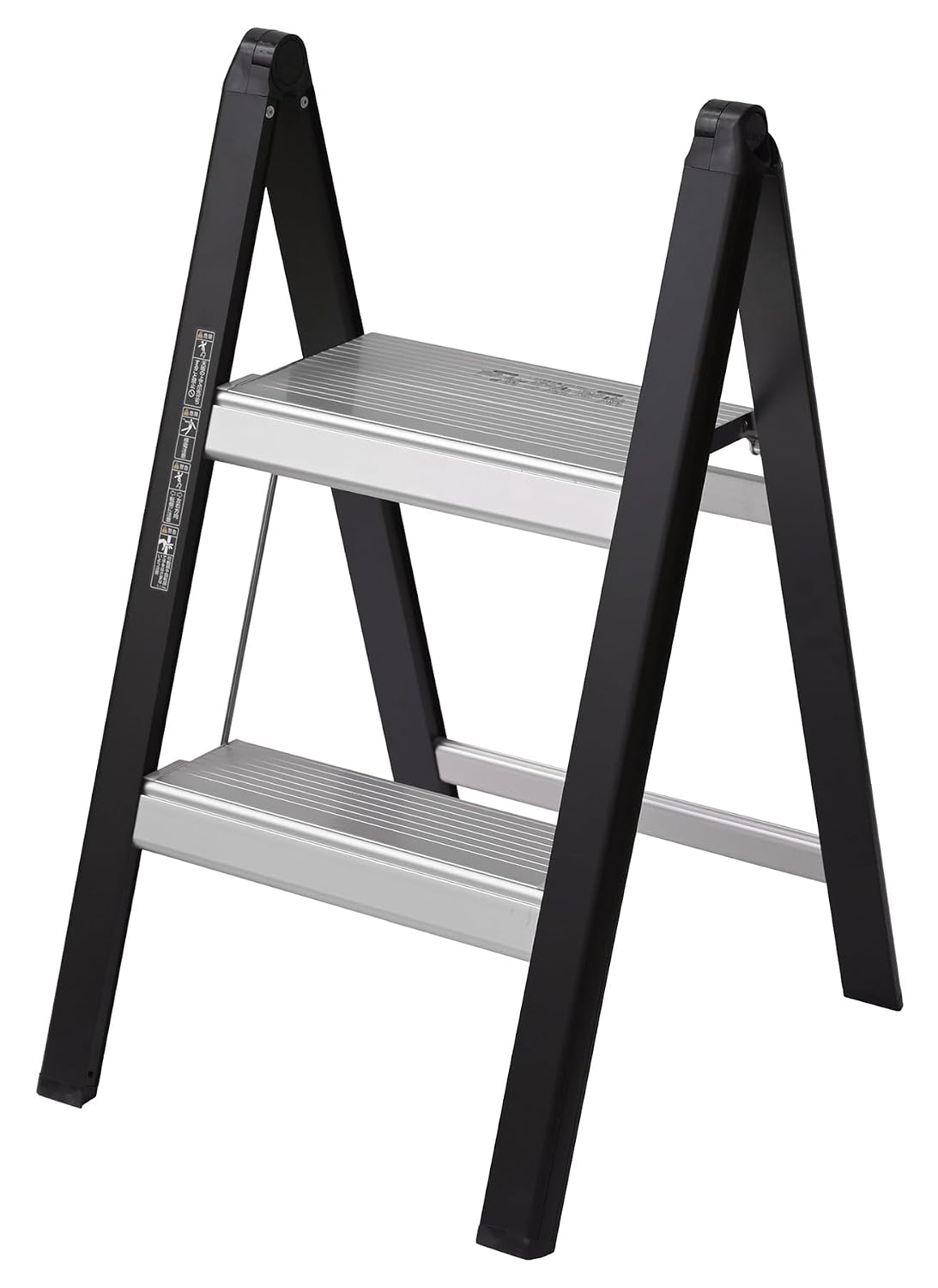 Detalle de アルインコ SS52TCA 薄型アルミ踏み台 52cm ブラック・折りたたみ式