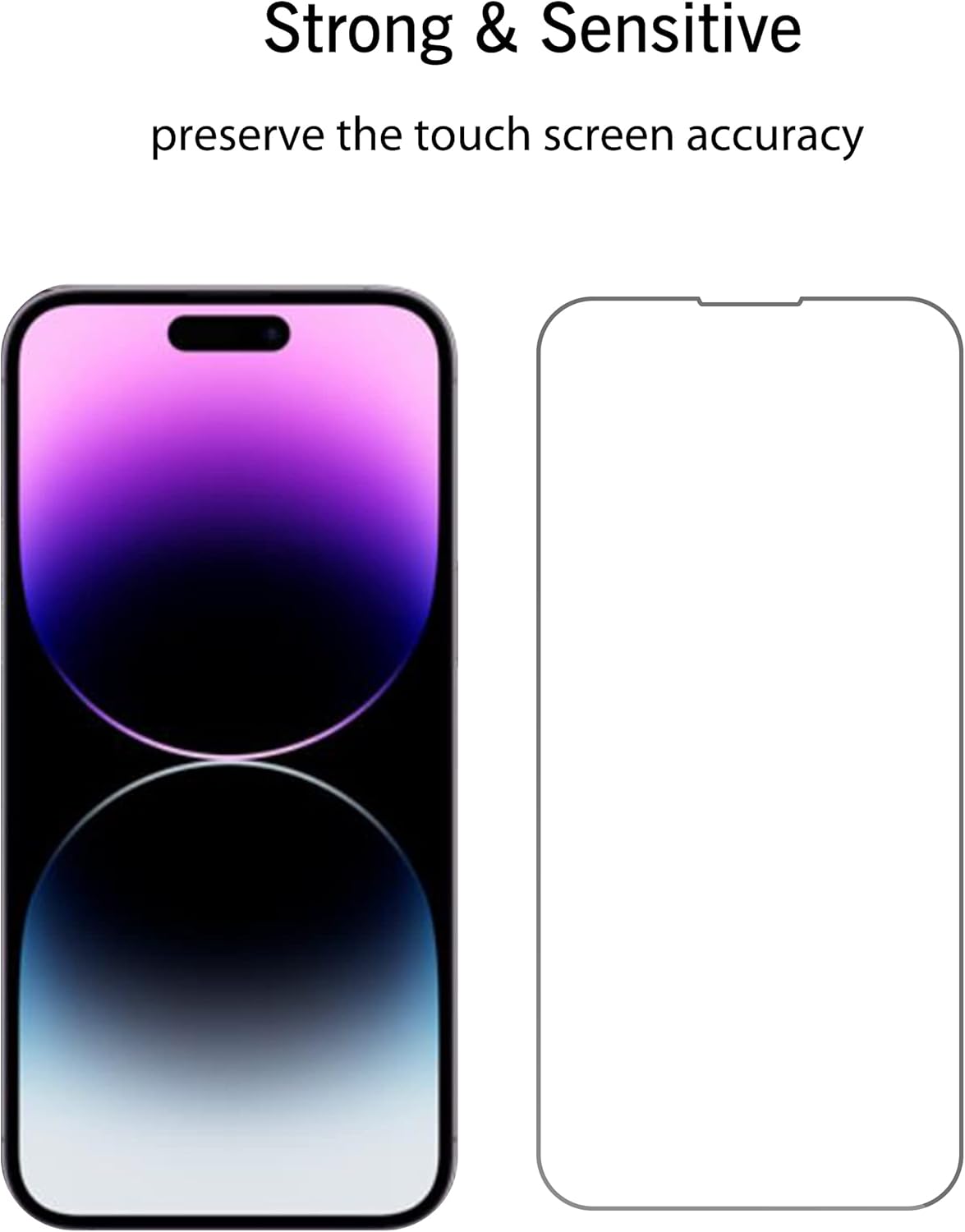 Thumbnail 4 de Ailun Glass Screen Protector for iPhone 14/14 Pro (6.1-inch) – 3 Pack Tempered Glass, Case Friendly