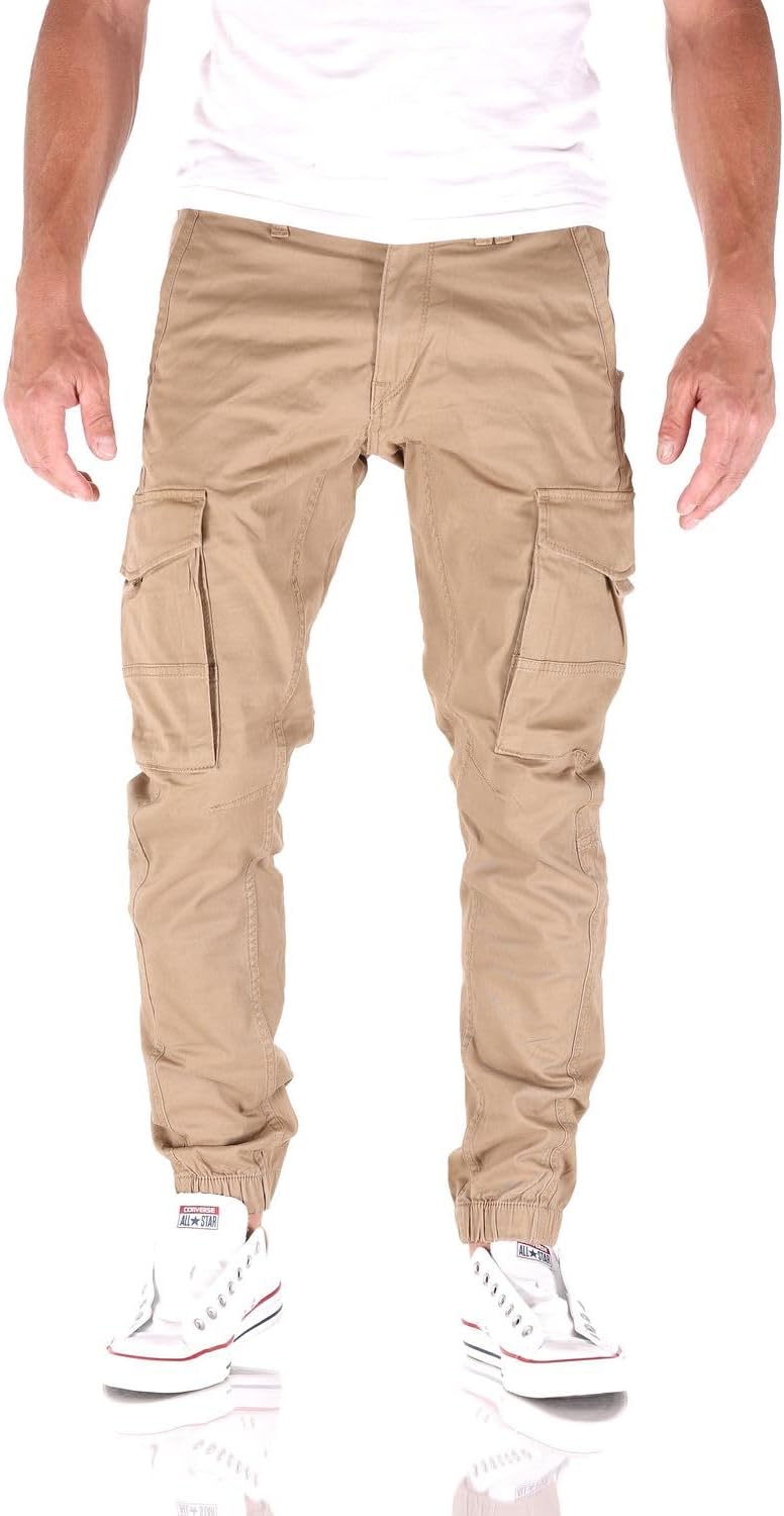 Thumbnail 4 de JACK & JONES Slim-Fit Cargo-Hose für Herren – Male Cargo-Hose mit mehreren Beintaschen