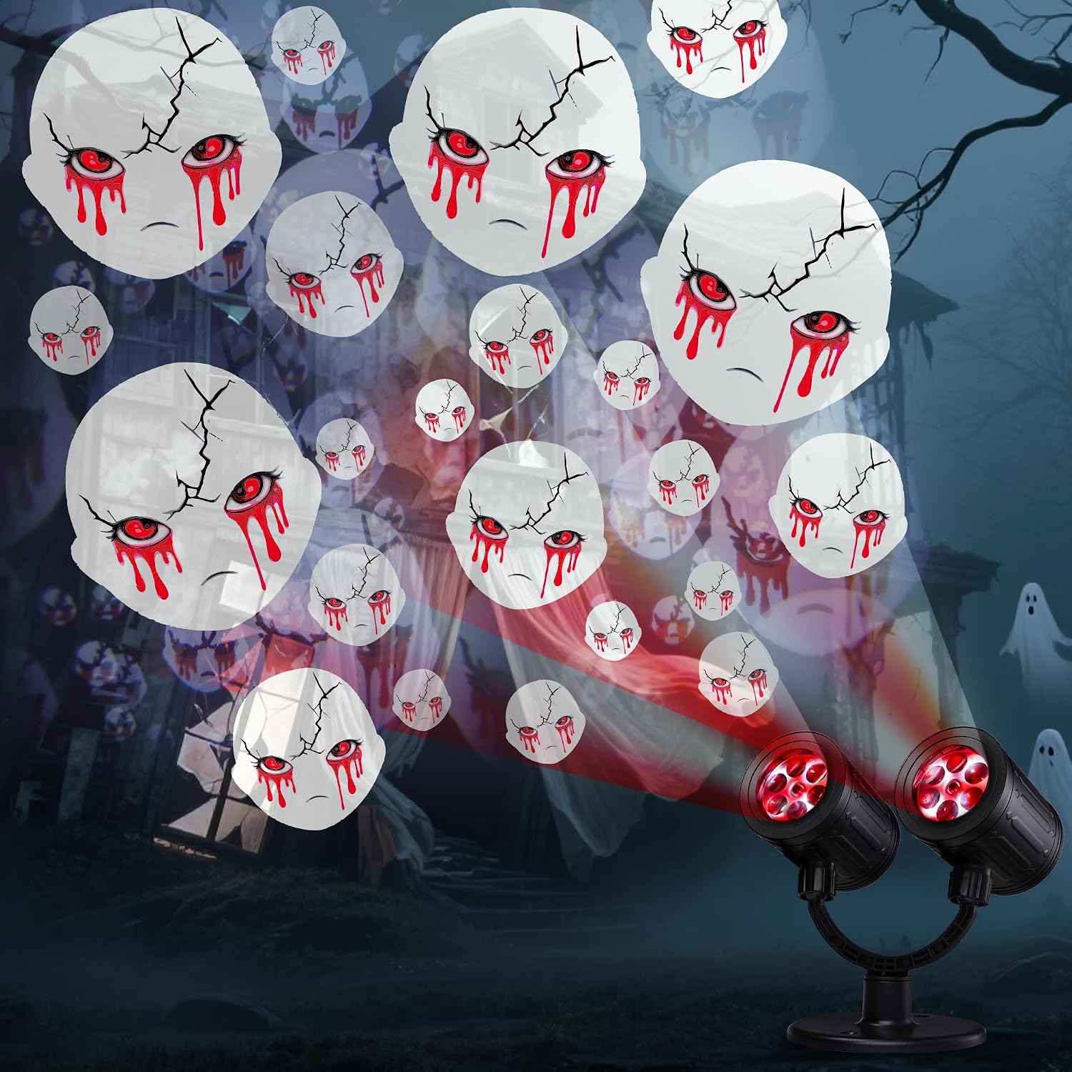 Detalle de Toodour Christmas Projector Lights, Double-Head Design