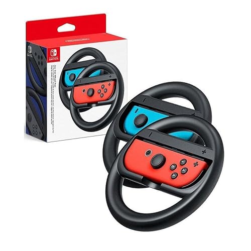 Detalle de Joy-Con-Lenkrad-Paar von Nintendo – kabellose Lenkradsteuerung für die Nintendo Switch