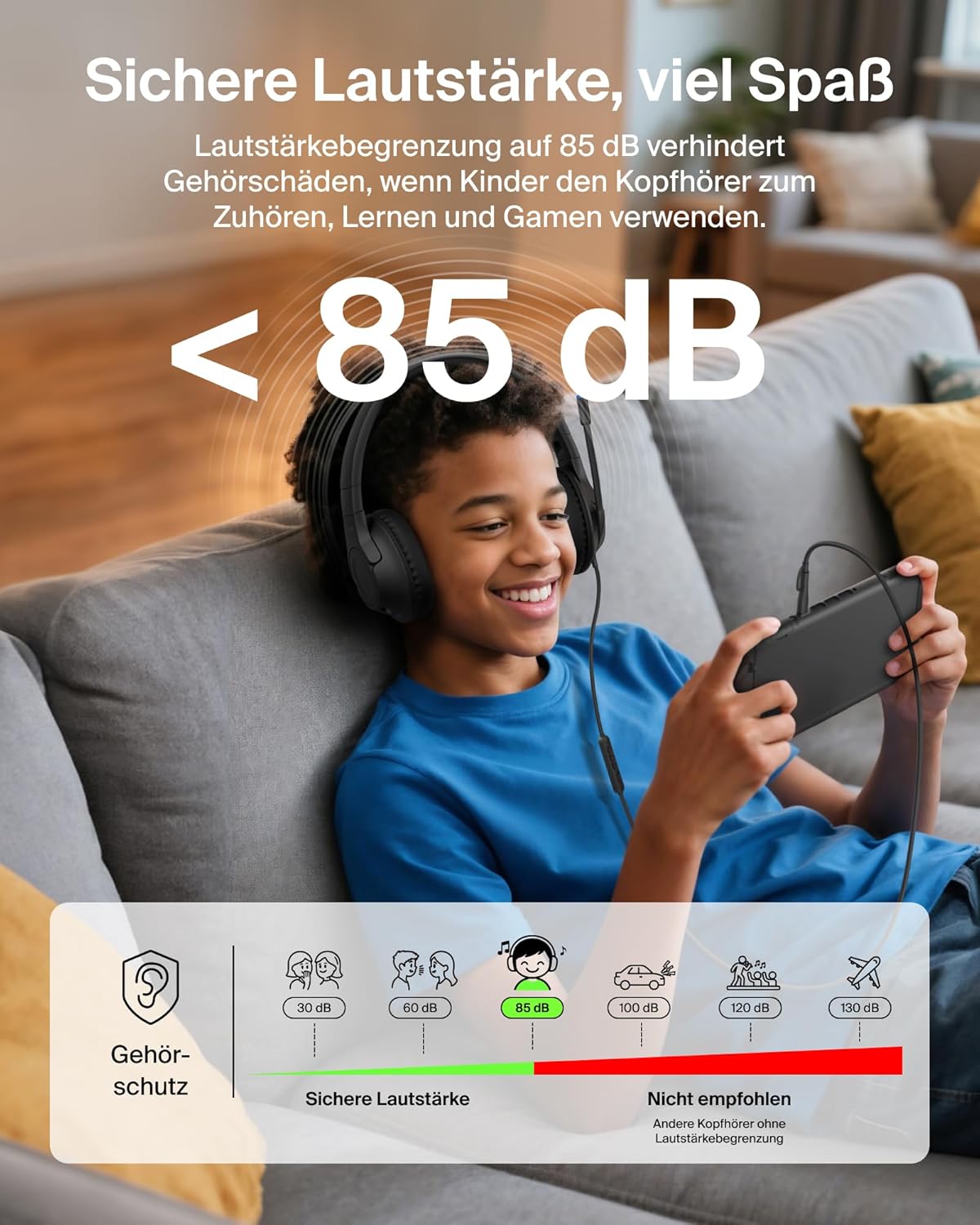 Thumbnail 2 de Belkin Gaming Inspire Kinderkopfhörer