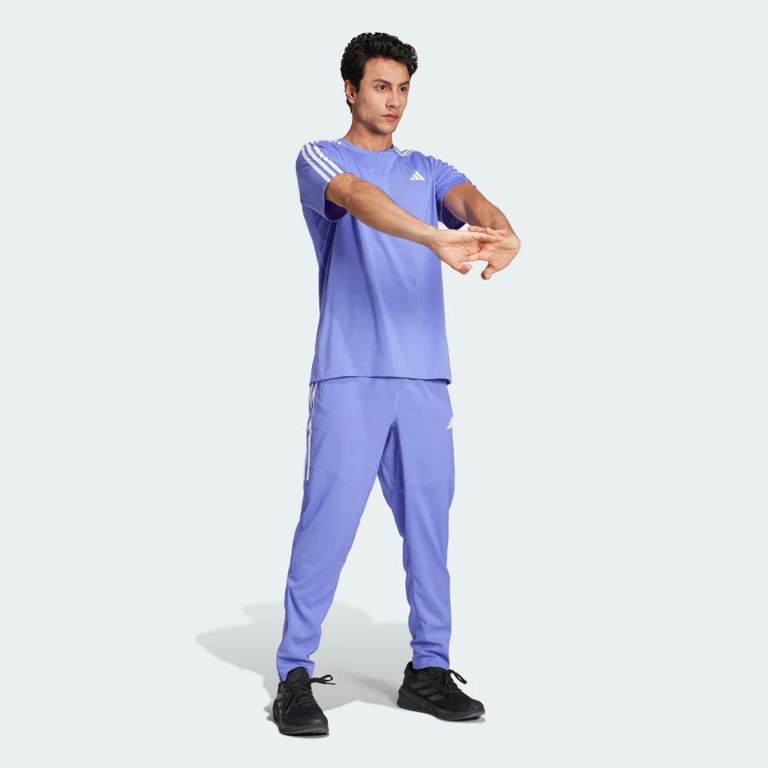 Thumbnail 2 de adidas Own the Run 3 bandas Pantalón Azul 30 días