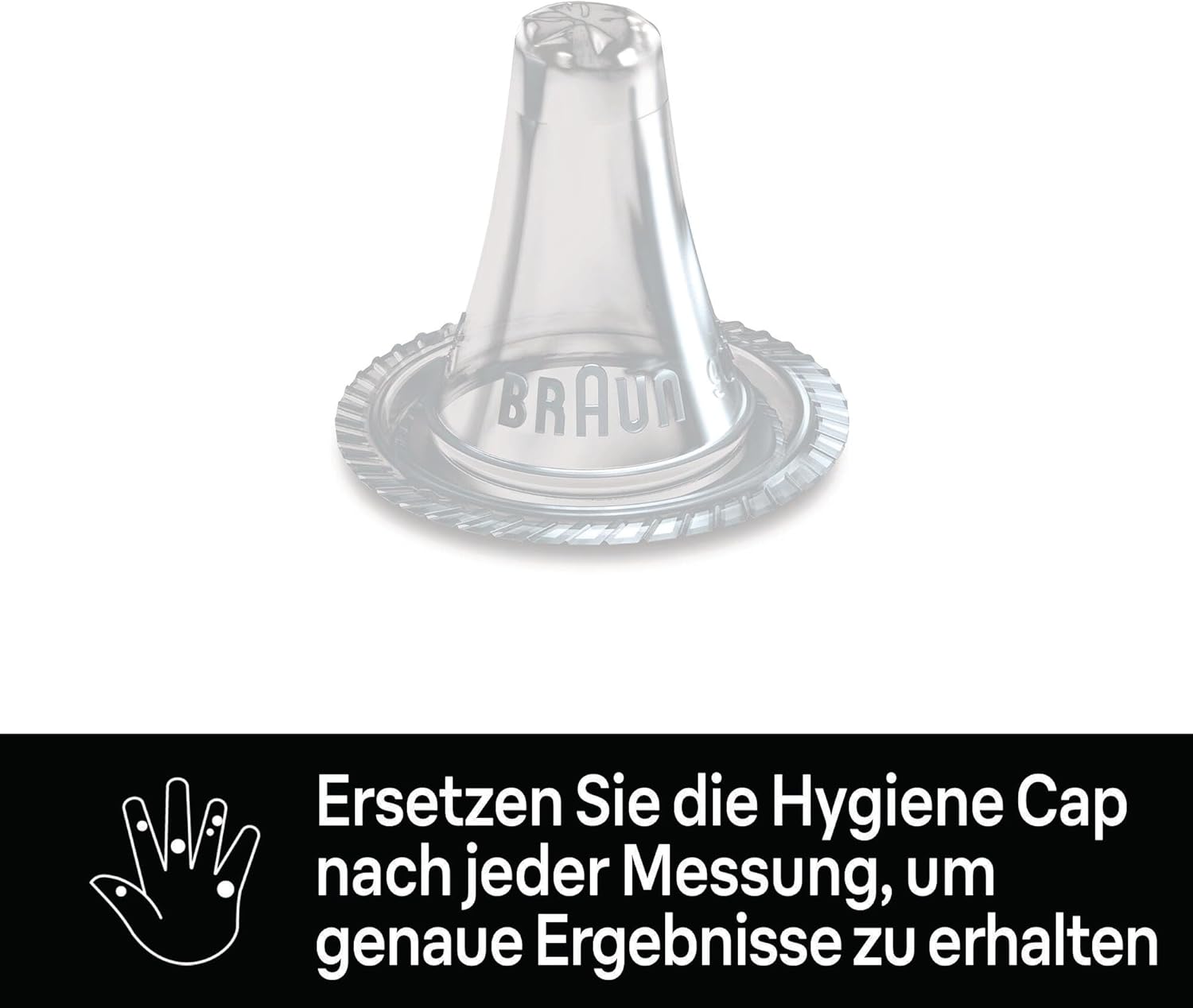 Detalle de Braun ThermoScan 3 Ohrthermometer IRT3030WE – schnelle 1-Sekunden-Messung, akustische Fieberanzeige
