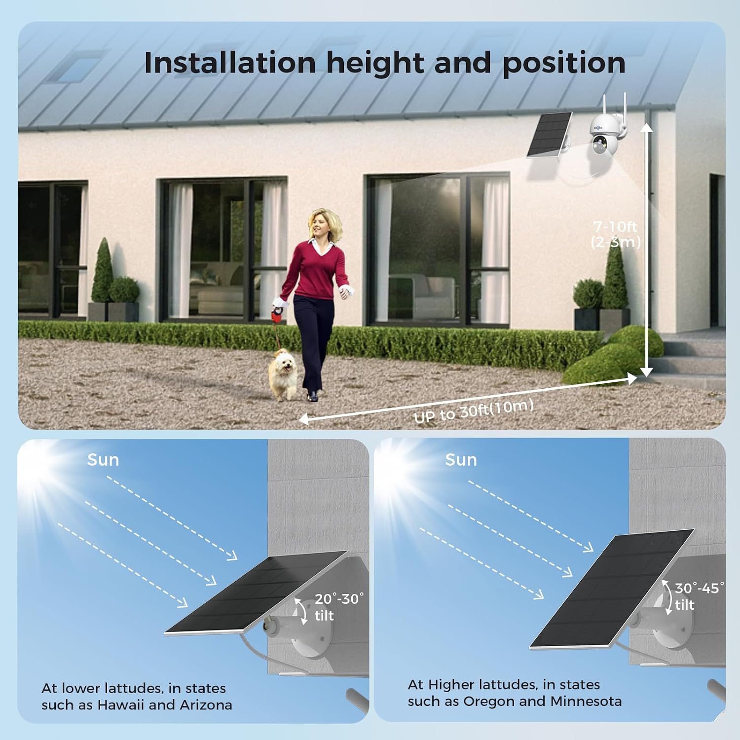 Thumbnail 6 de Hiseeu 4MP Caméra Surveillance WiFi Extérieur Solaire