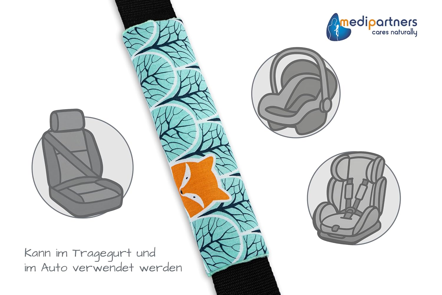 Thumbnail 3 de Medi Partners Gurtpolster Kinder 2 Stück