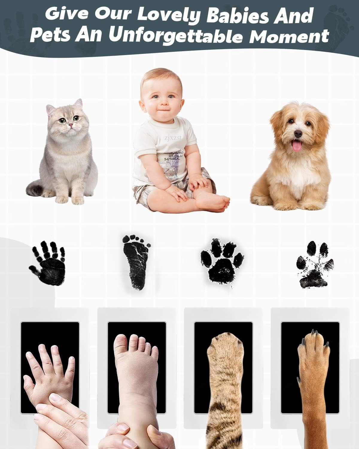 Thumbnail 5 de Baby Footprint Kit & Handprint Kit