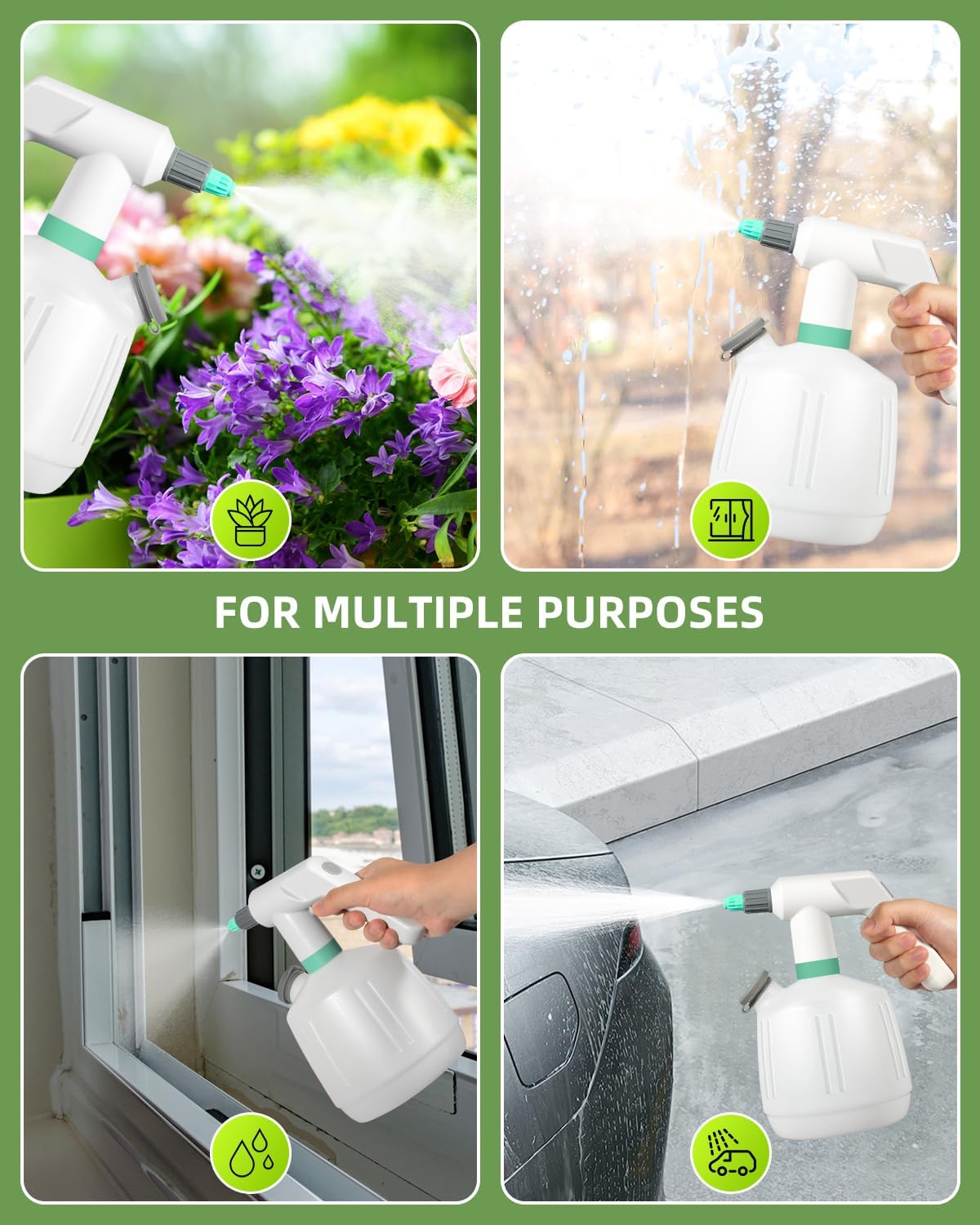 Thumbnail 6 de Uten JKW-PS04 Cordless Electric Sprayer, 2L Rechargeable, 338g