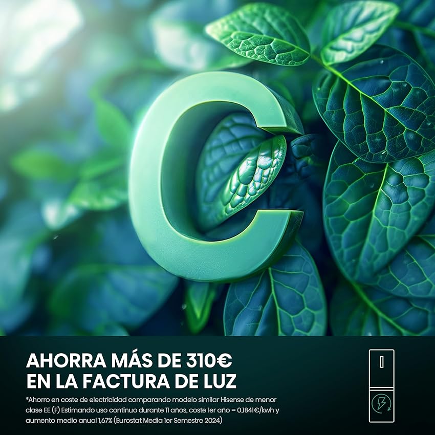 Thumbnail 4 de Hisense RB390N4BCC Frigorífico combi 304 L, clase C