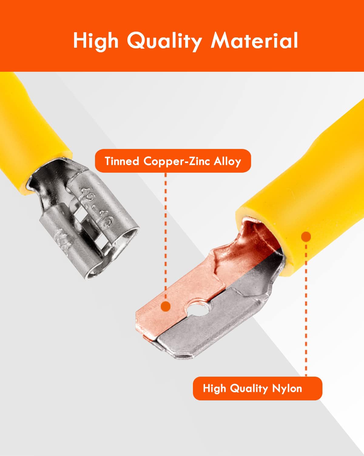 Detalle de Gorffy crimp connectors kit 300 pcs 6.0mm²