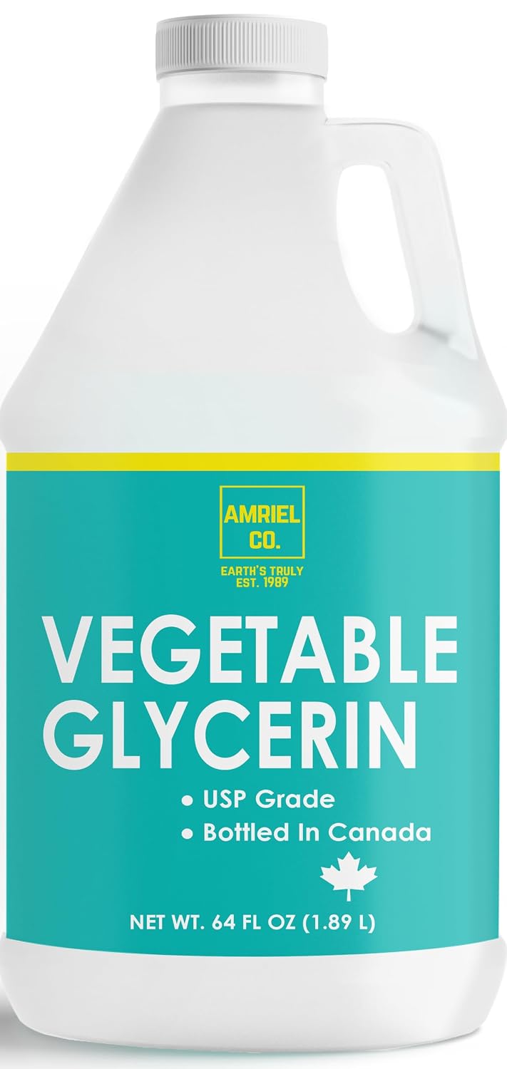 Detalle de Amriel Co Vegetable Glycerin, 1/2 Gallon, USP Grade and Kosher