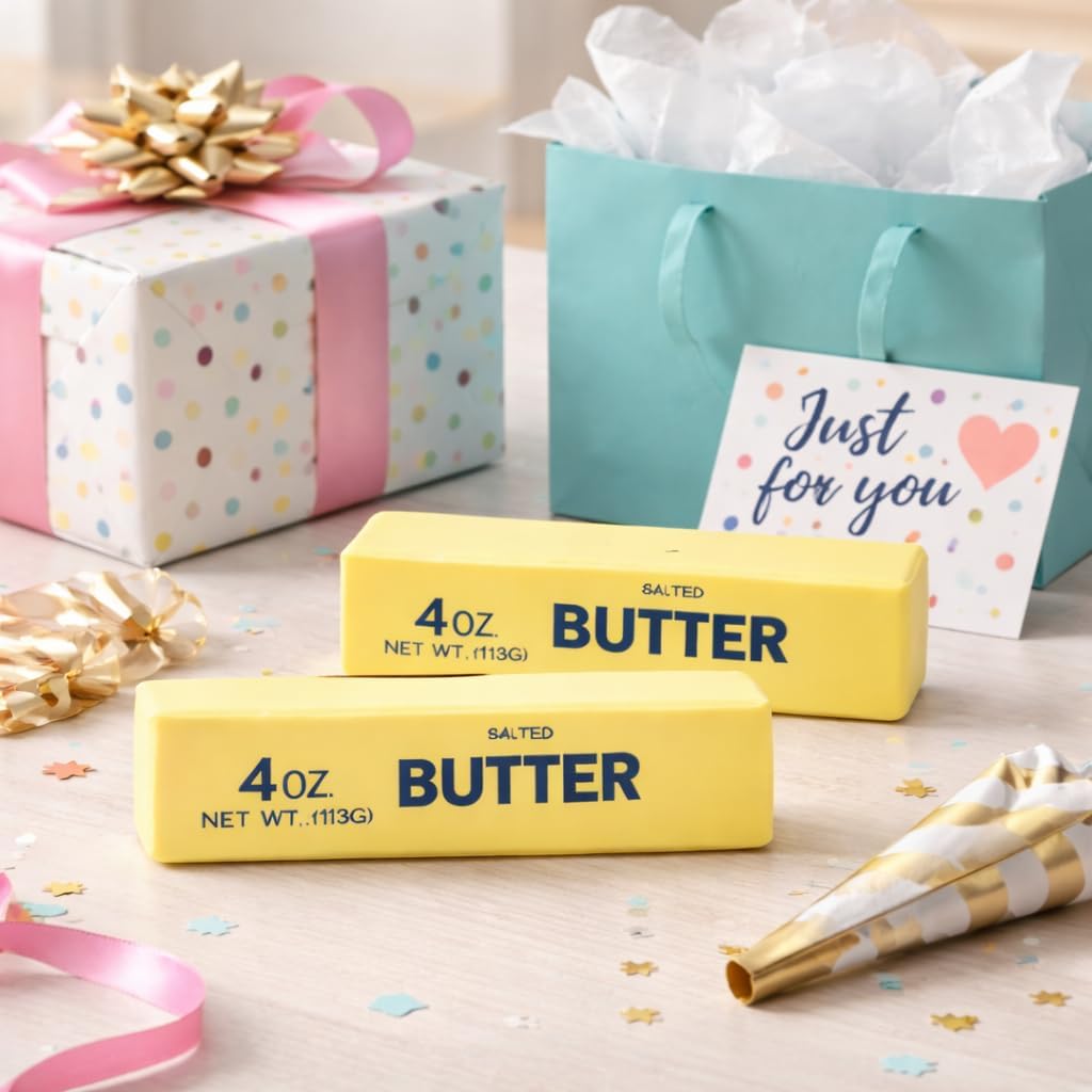 Thumbnail 6 de Slow Rising Stress Butter Squishy Set of 2: Pocket-Size Squeeze Toys for Quick Reset