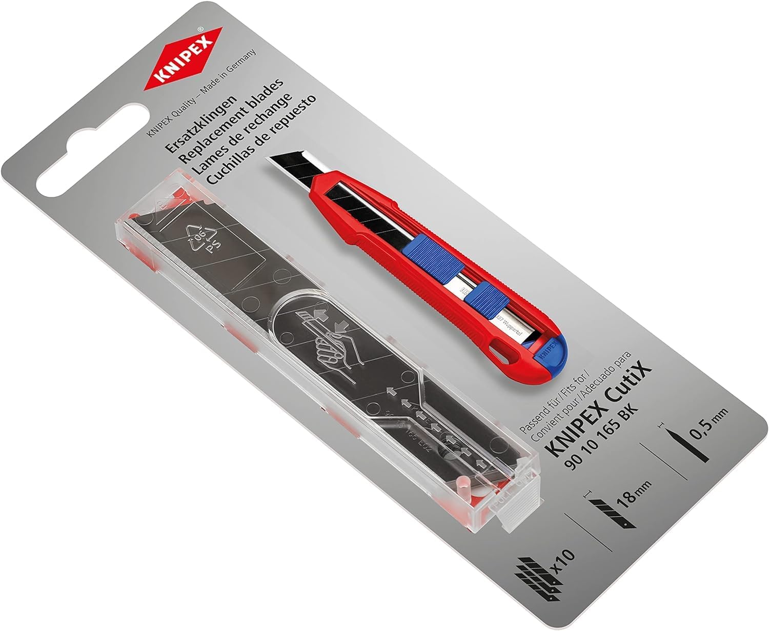 Detalle 2 de KNIPEX 90 10 165 E02 reservblad för 90 10 165 BK, 10-pack, 119 mm