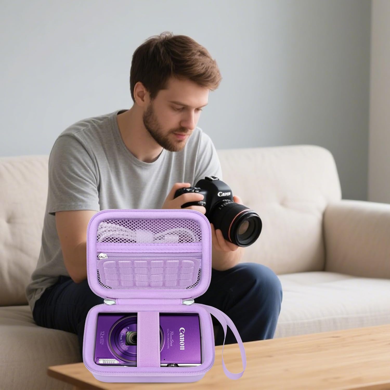 Thumbnail 6 de Elonbo Carrying Case for Canon ELPH 360