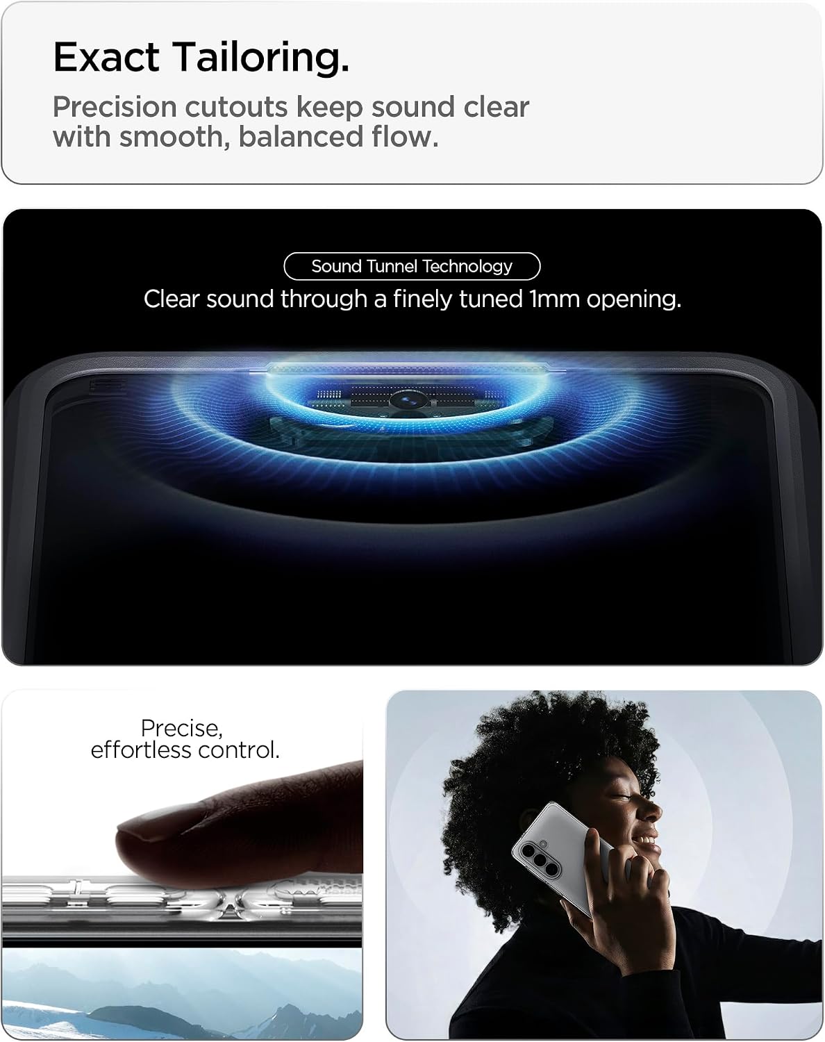 Detalle 2 de Spigen Ultra Hybrid pour Samsung Galaxy S26 – coque transparente antichoc (Dura-Clear, sans MagSafe)