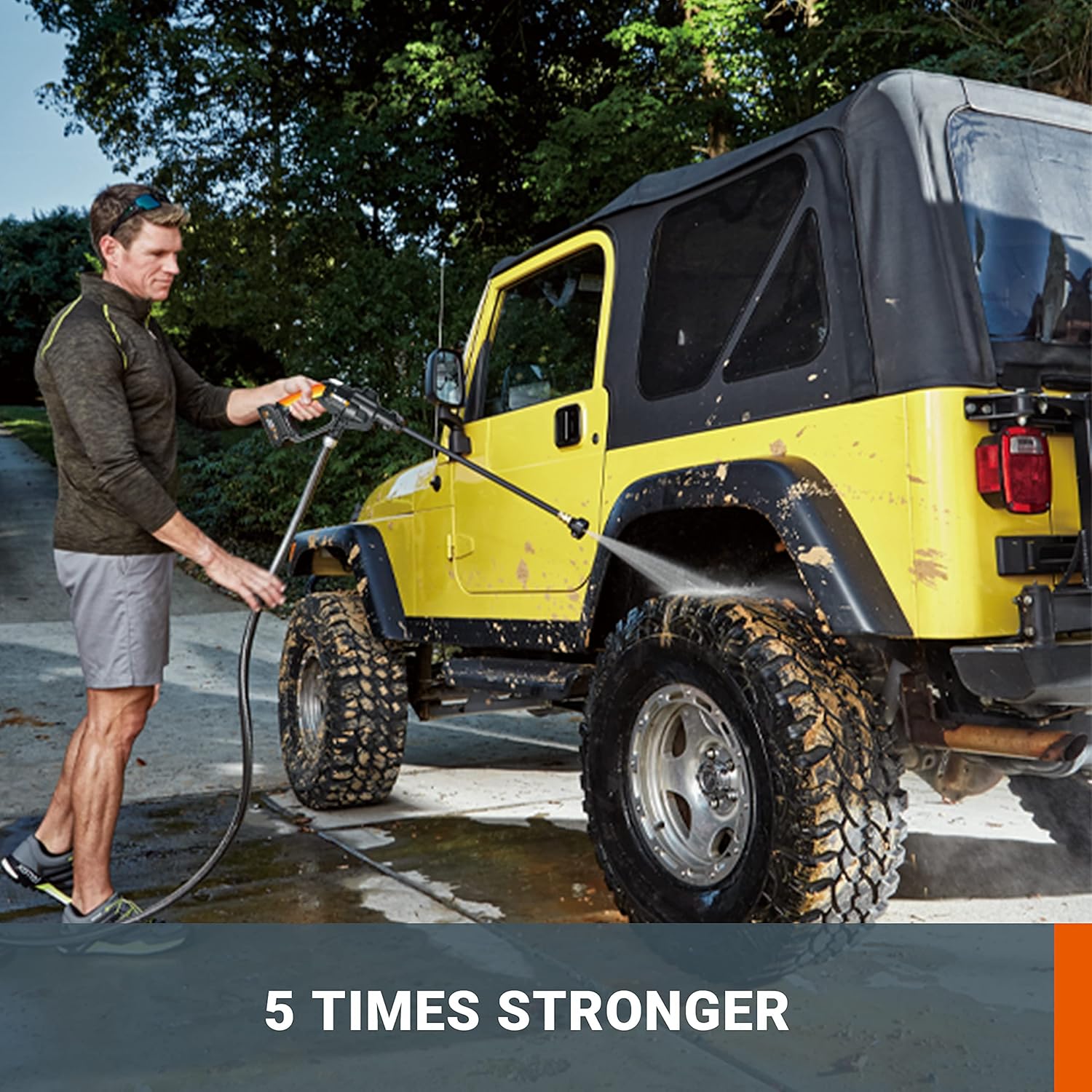 Thumbnail 3 de WORX Hydroshot WG620E Portable Power Washer – 20V Cordless, 24 bar with 5-in-1 Nozzle