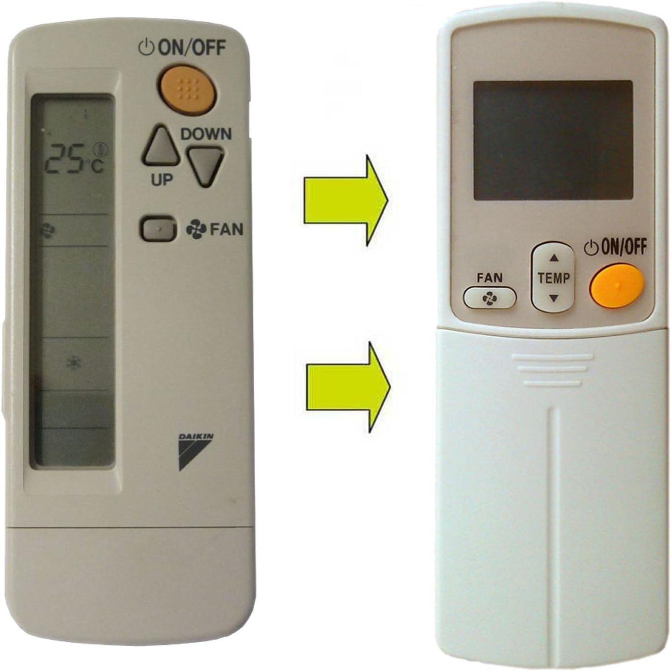 Detalle de Telecomando Wellclima BRC 4C151 per climatizzatori Daikin – compatibile con BRC4C151/BRC4C152/BRC4C155/BRC4C158