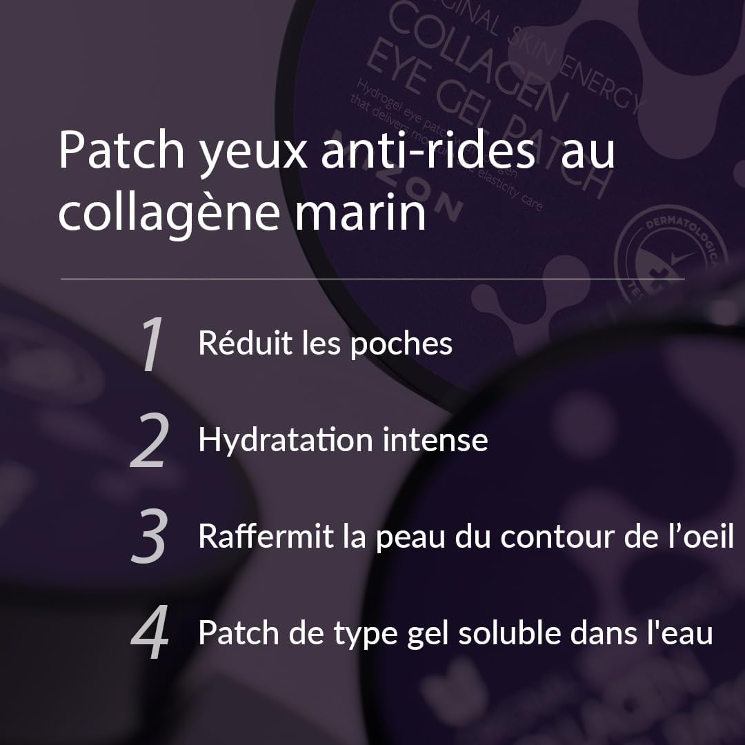 Detalle 2 de MIZON COLLAGEN EYE GEL PATCH (x60) 60 unités 👁